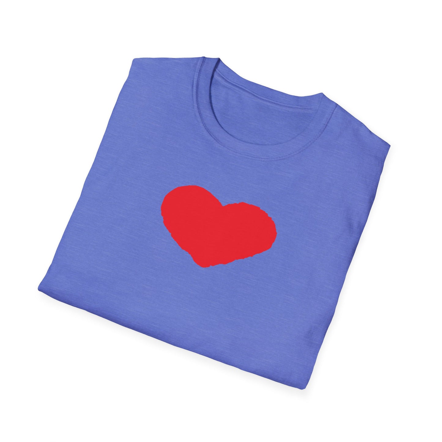 Heart Unisex Softstyle T-Shirt — 100% Ring-Spun Cotton