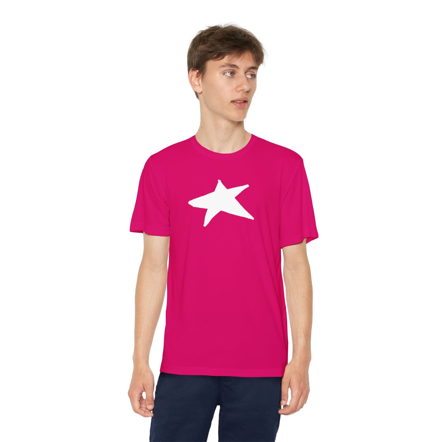 Star Youth Competitor Tee - Lightweight Athletic T-Shirt for Active Kids