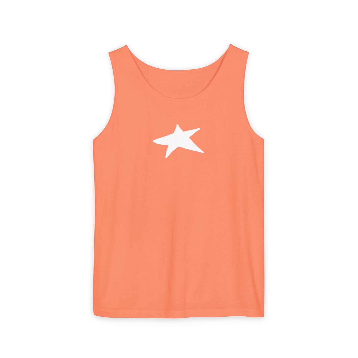 Unisex Star Garment-Dyed Tank Top — 100% Ring-Spun US Cotton