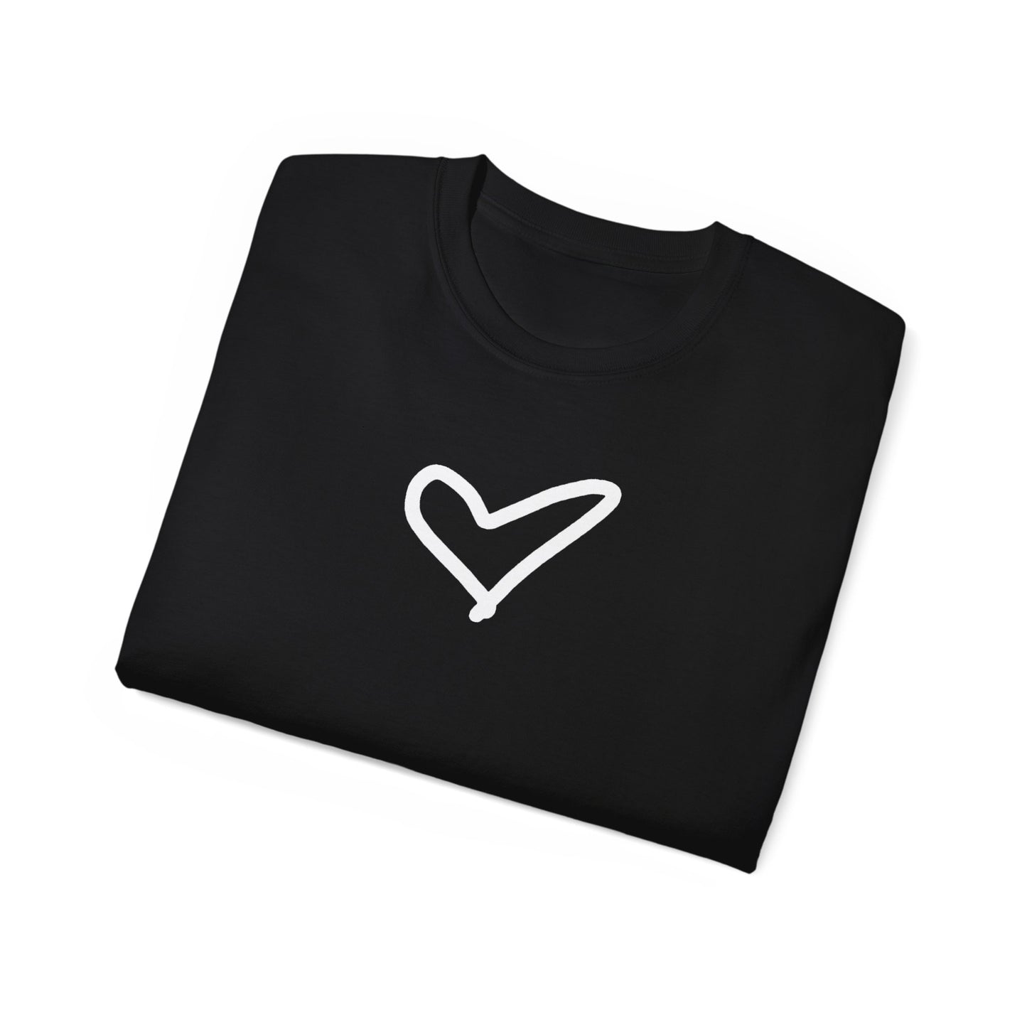 Heart Unisex Softstyle T-Shirt — 100% Ring-Spun Cotton