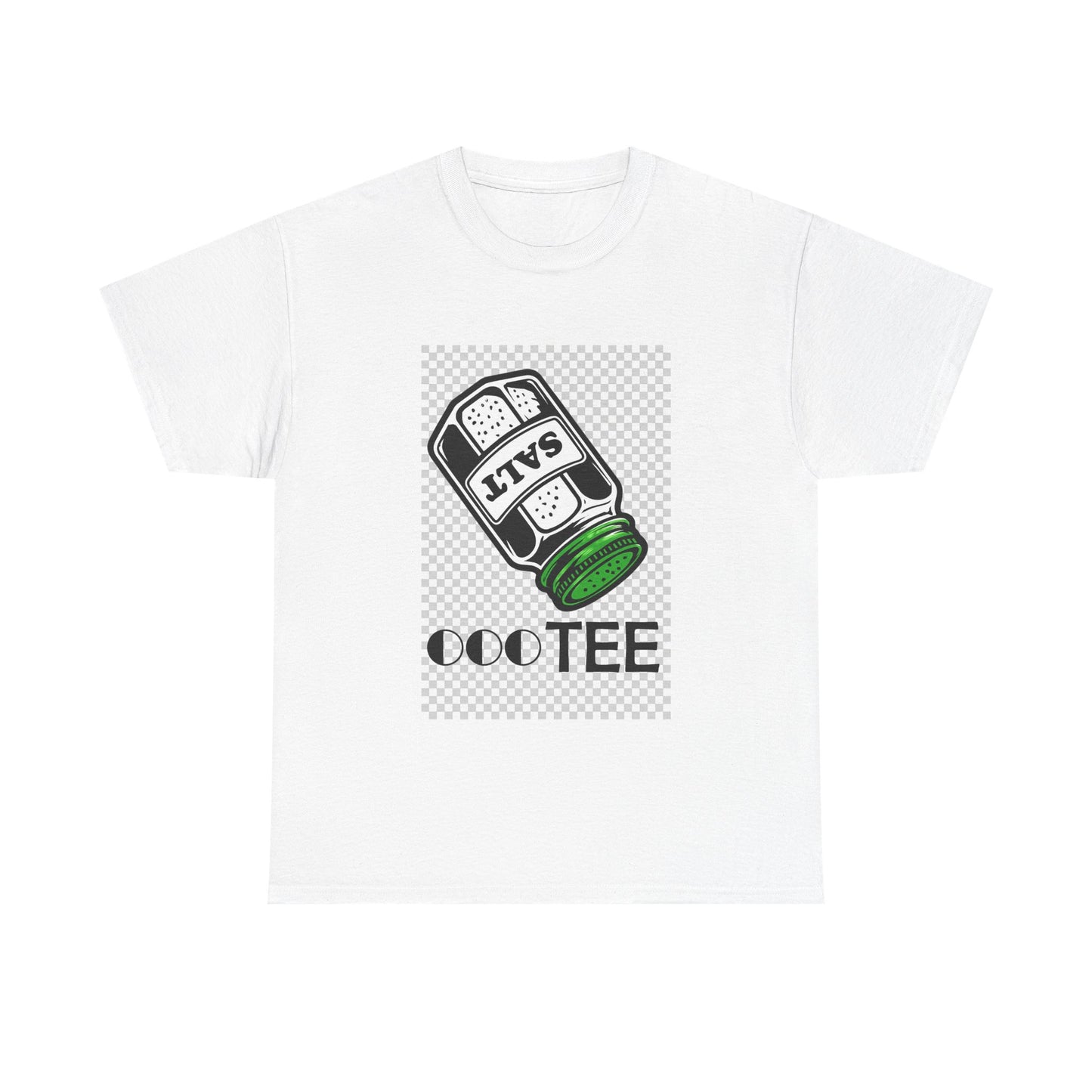 Salt TEE Shirt — Unisex Heavy Cotton Tee, Smooth Print Surface