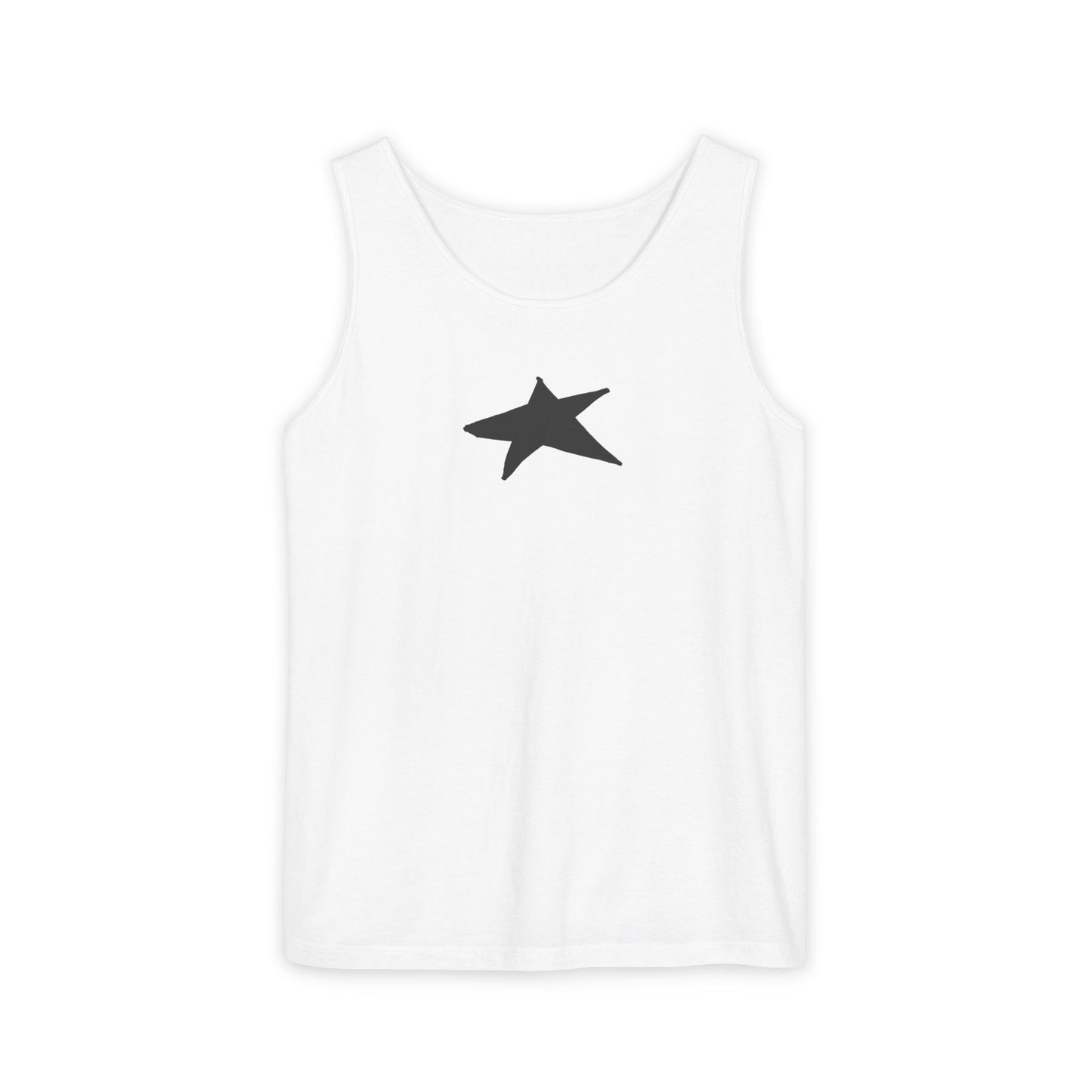 Unisex Star Garment-Dyed Tank Top — 100% Ring-Spun US Cotton