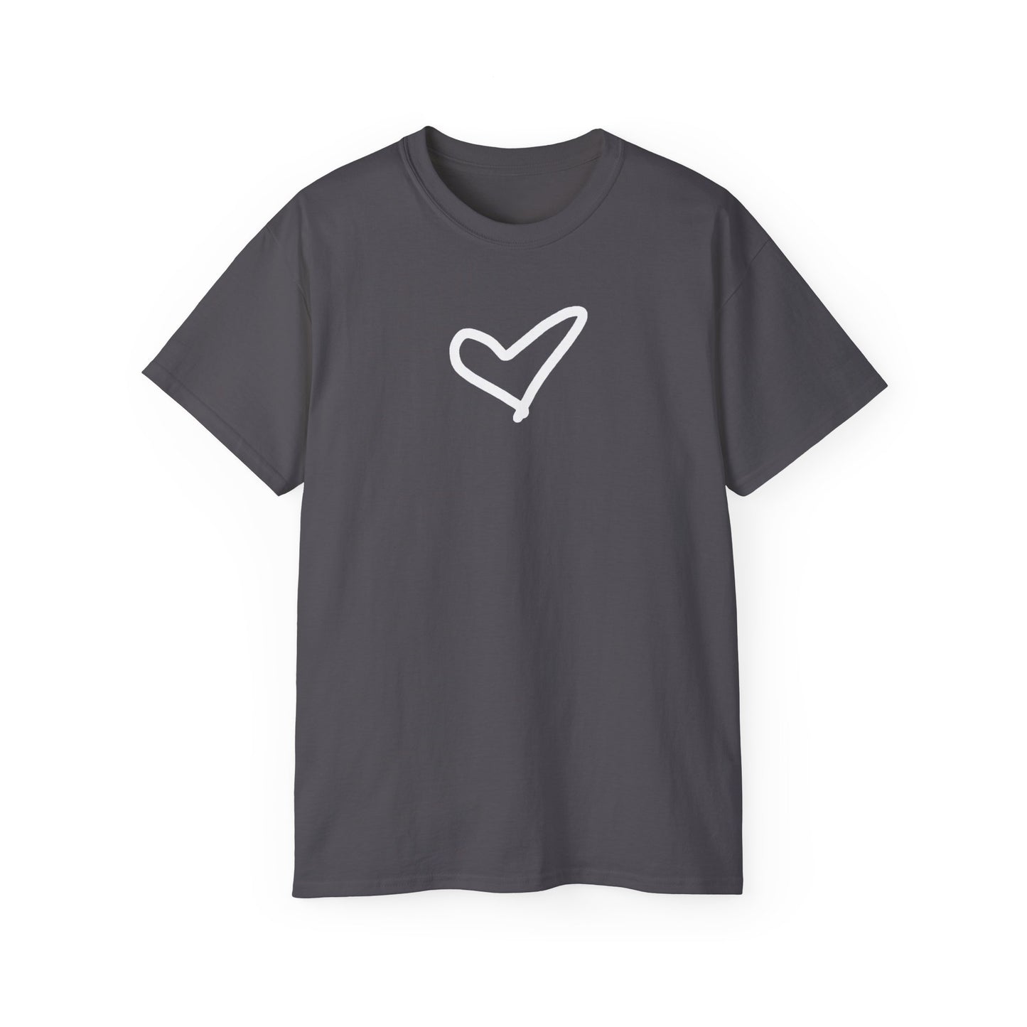 Heart Unisex Softstyle T-Shirt — 100% Ring-Spun Cotton