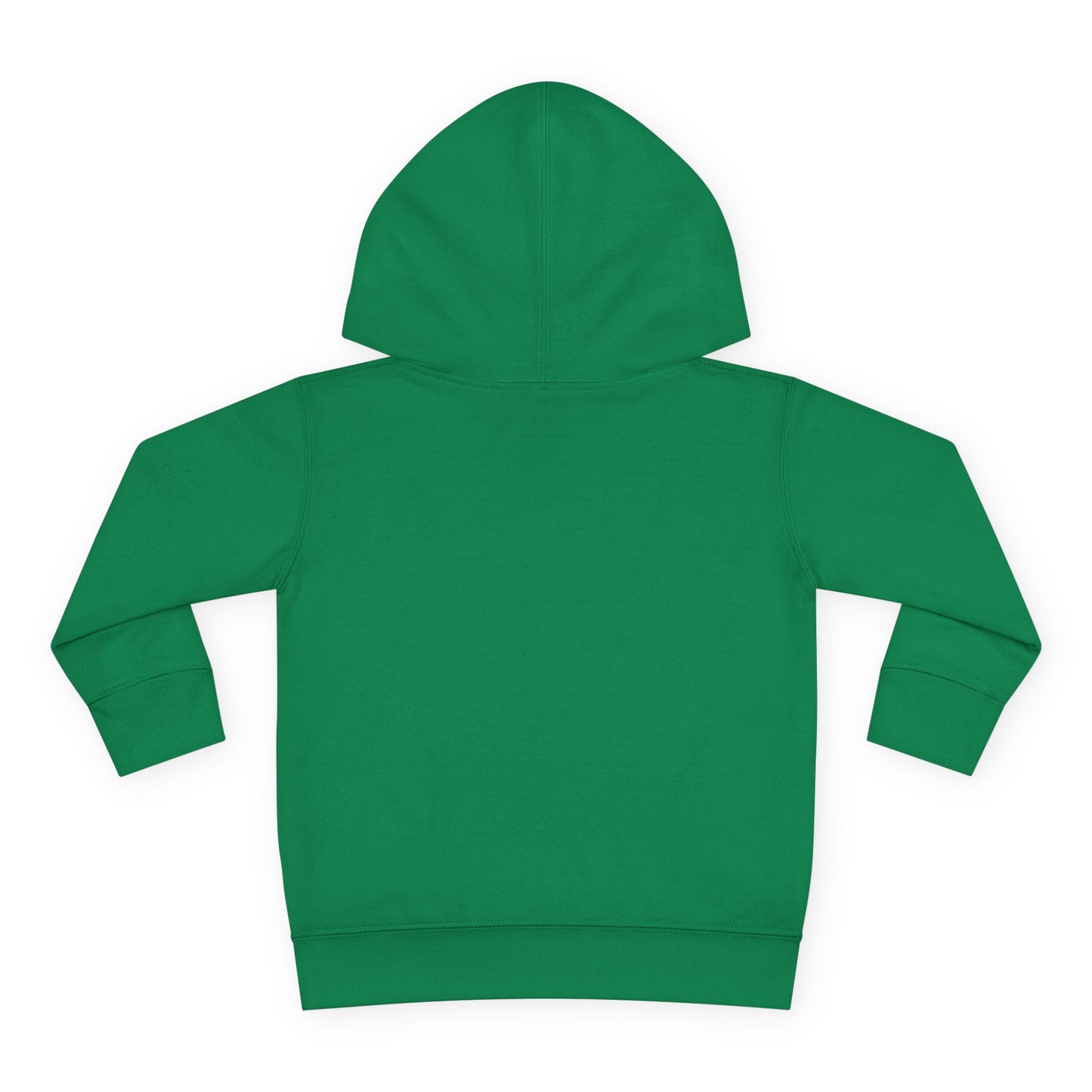 Bright Orange Toddler Fleece Hoodie with Star Design
