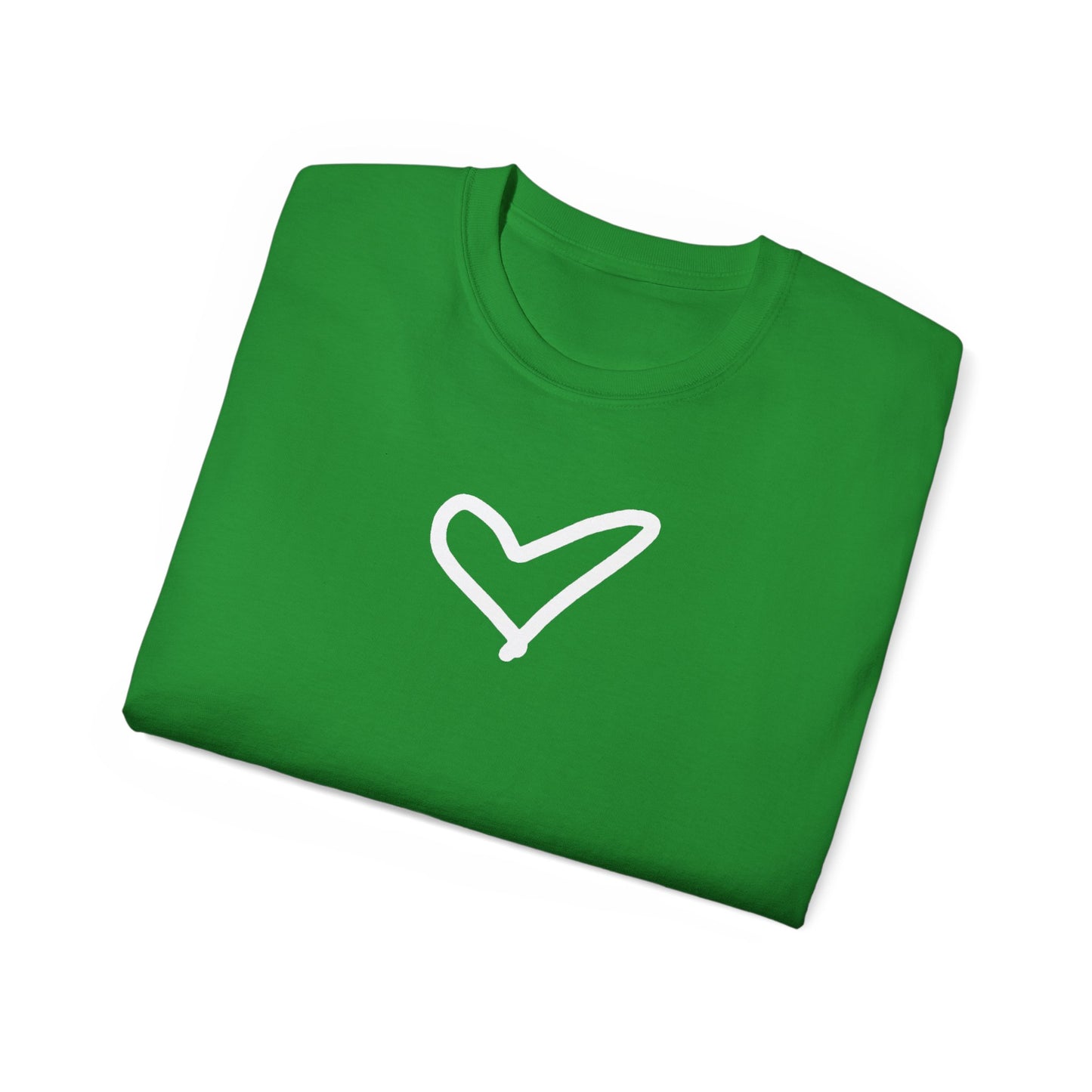 Heart Unisex Softstyle T-Shirt — 100% Ring-Spun Cotton