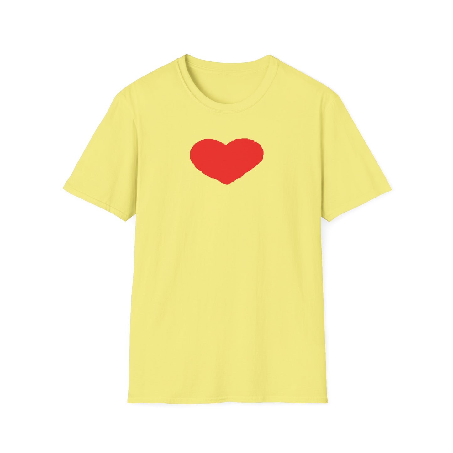 Heart Unisex Softstyle T-Shirt — 100% Ring-Spun Cotton