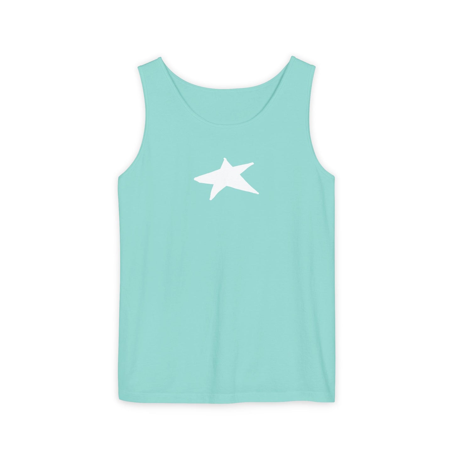 Unisex Star Garment-Dyed Tank Top — 100% Ring-Spun US Cotton
