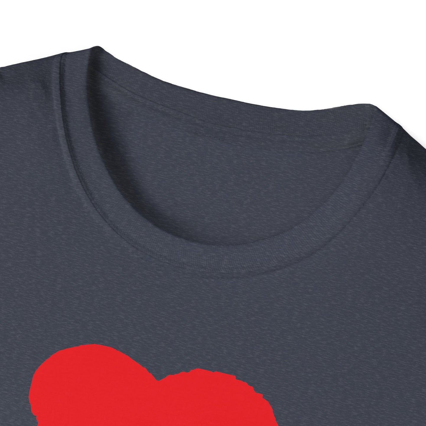 Heart Unisex Softstyle T-Shirt — 100% Ring-Spun Cotton