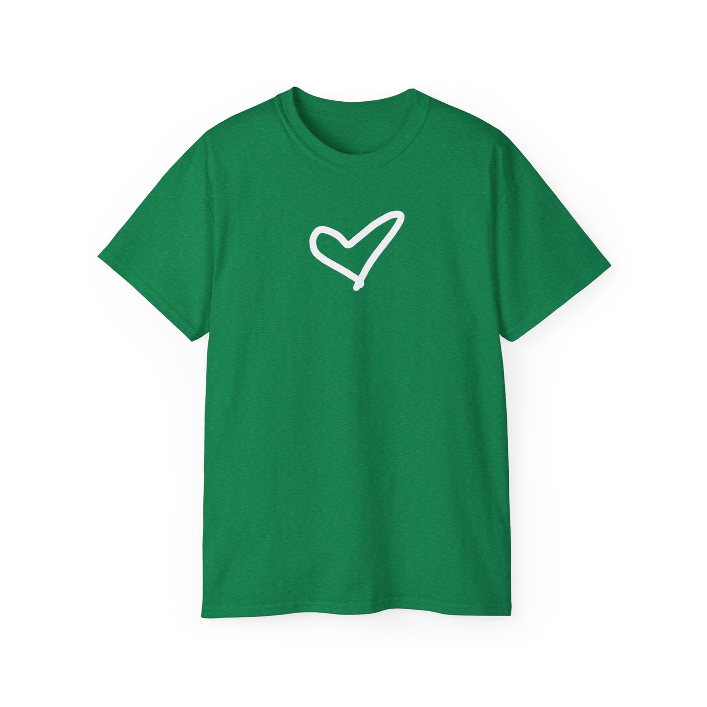 Heart Unisex Softstyle T-Shirt — 100% Ring-Spun Cotton