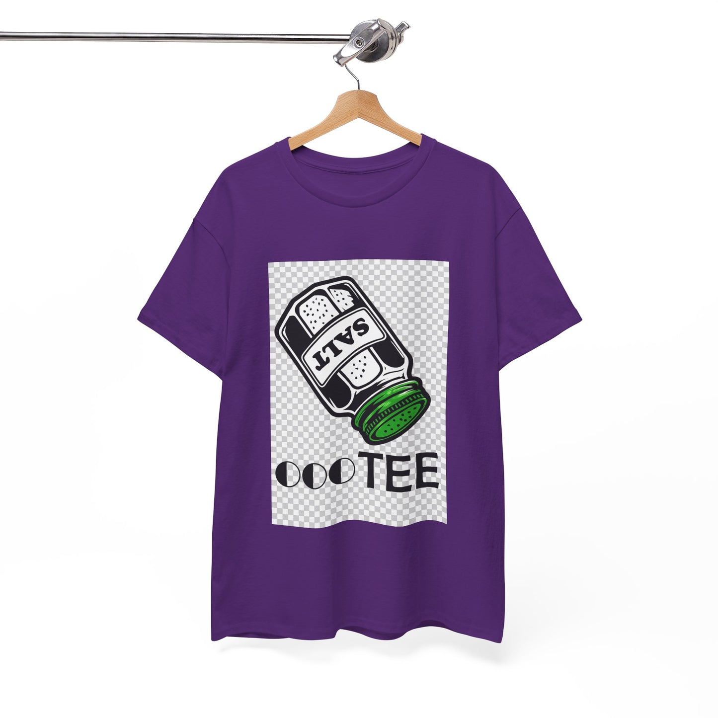Salt TEE Shirt — Unisex Heavy Cotton Tee, Smooth Print Surface