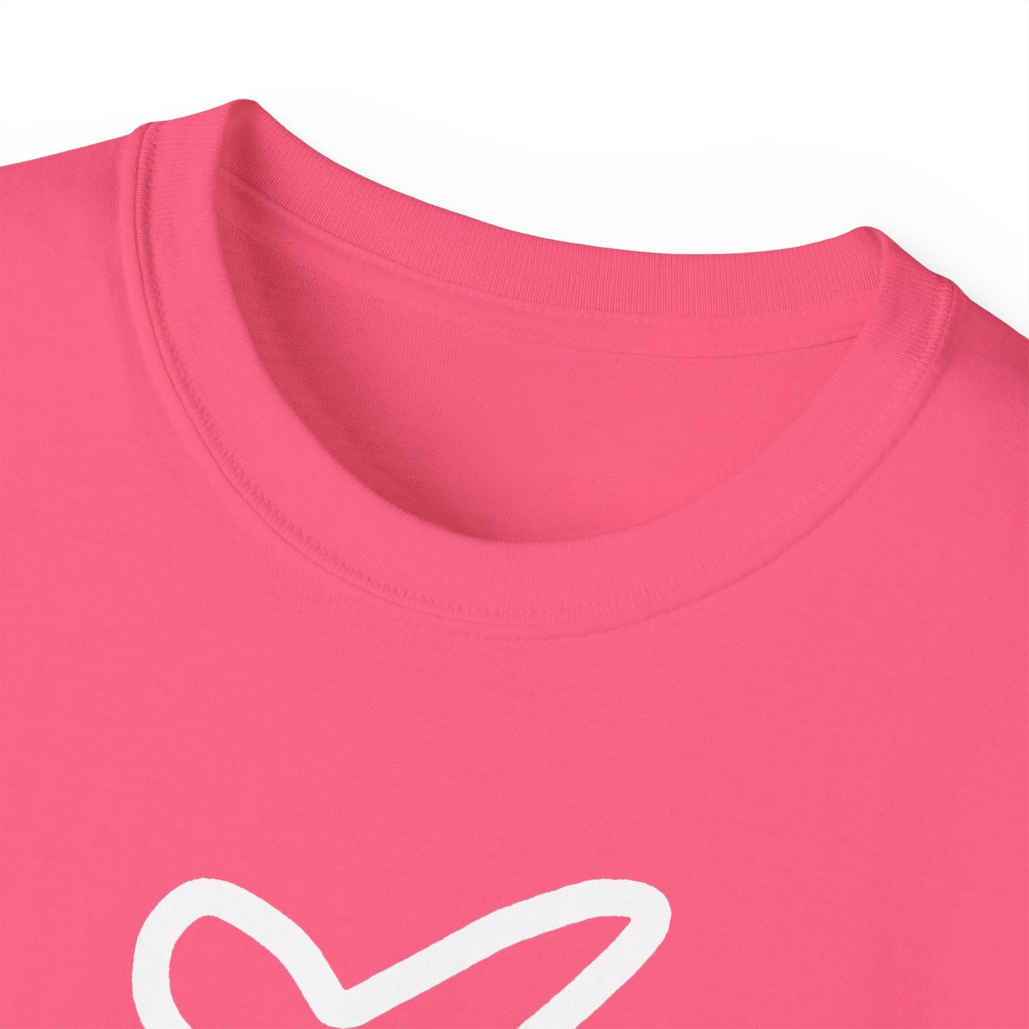 Heart Unisex Softstyle T-Shirt — 100% Ring-Spun Cotton