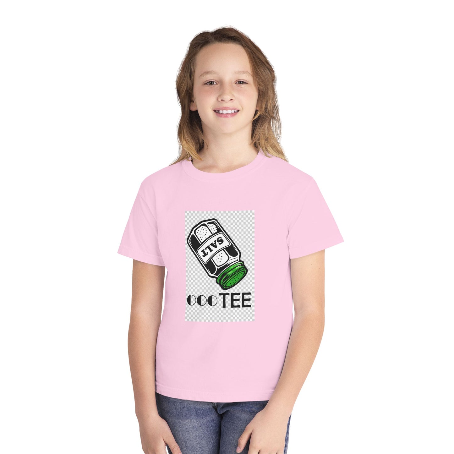 Salty Tee — Kids Garment-Dyed Coastal Tee (100% Combed Cotton)