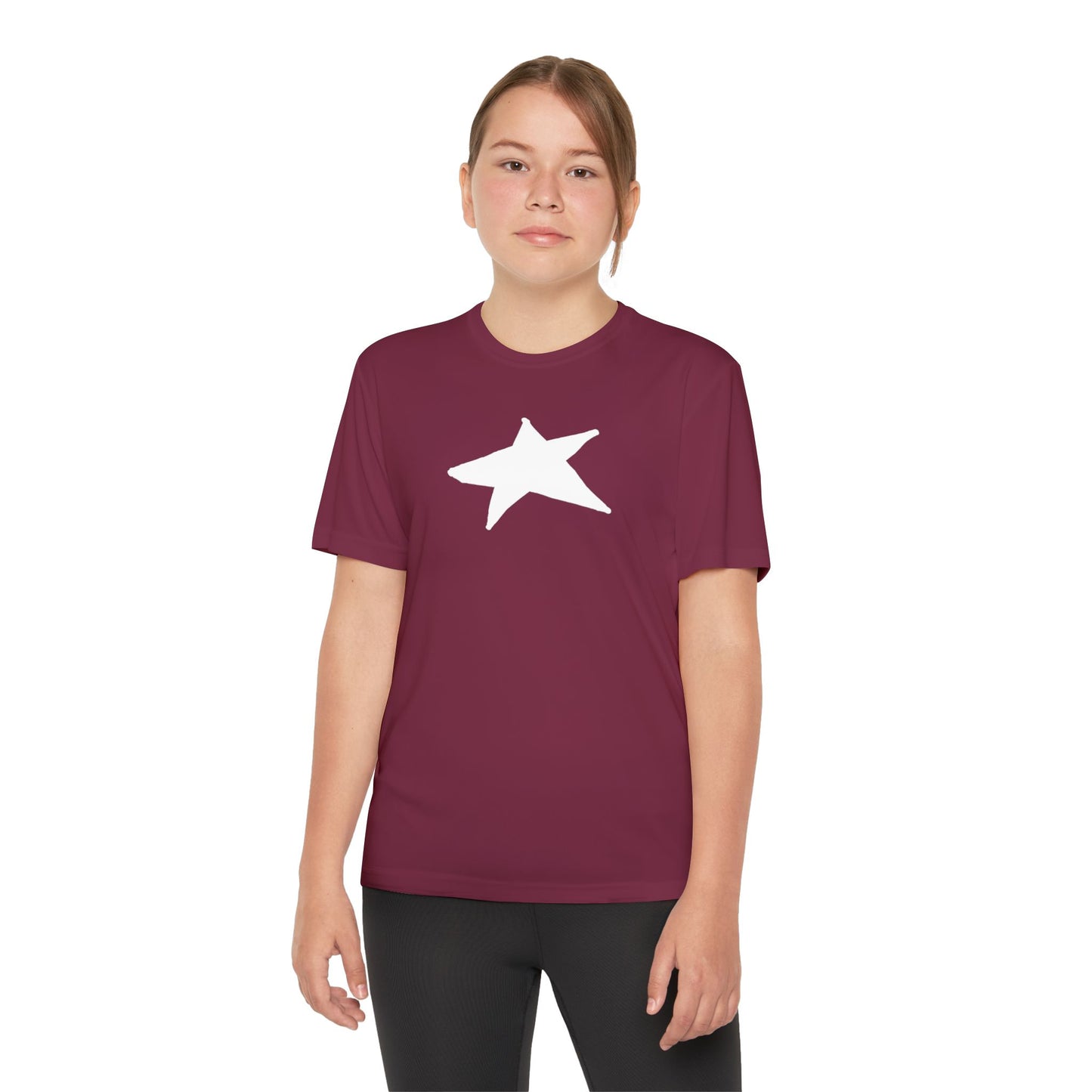 Star Youth Competitor Tee - Lightweight Athletic T-Shirt for Active Kids