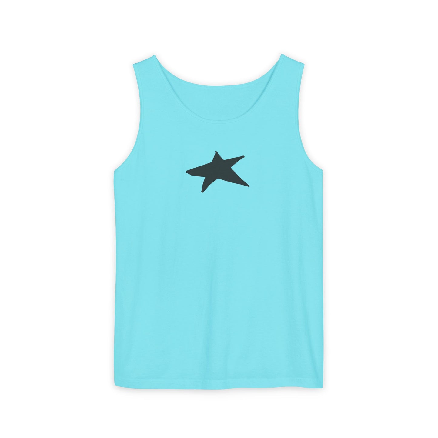 Unisex Star Garment-Dyed Tank Top — 100% Ring-Spun US Cotton