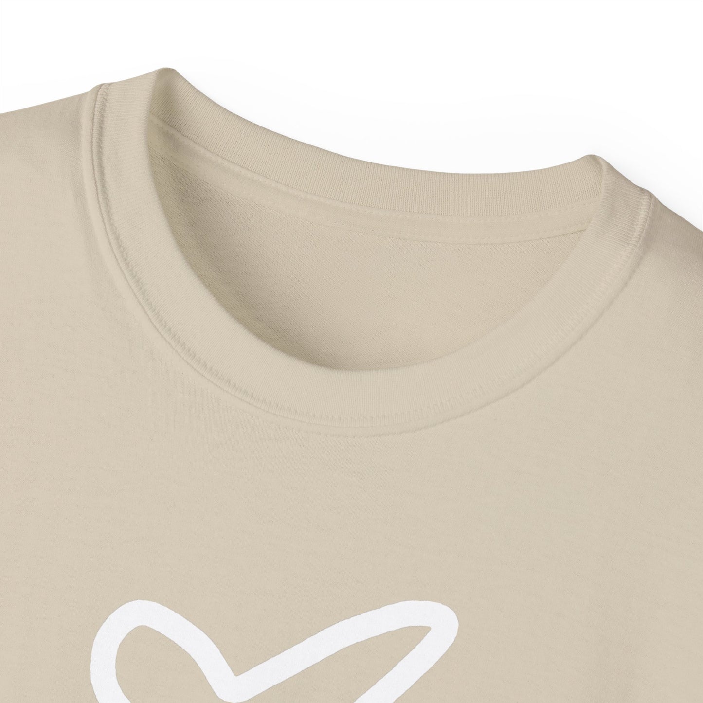 Heart Unisex Softstyle T-Shirt — 100% Ring-Spun Cotton