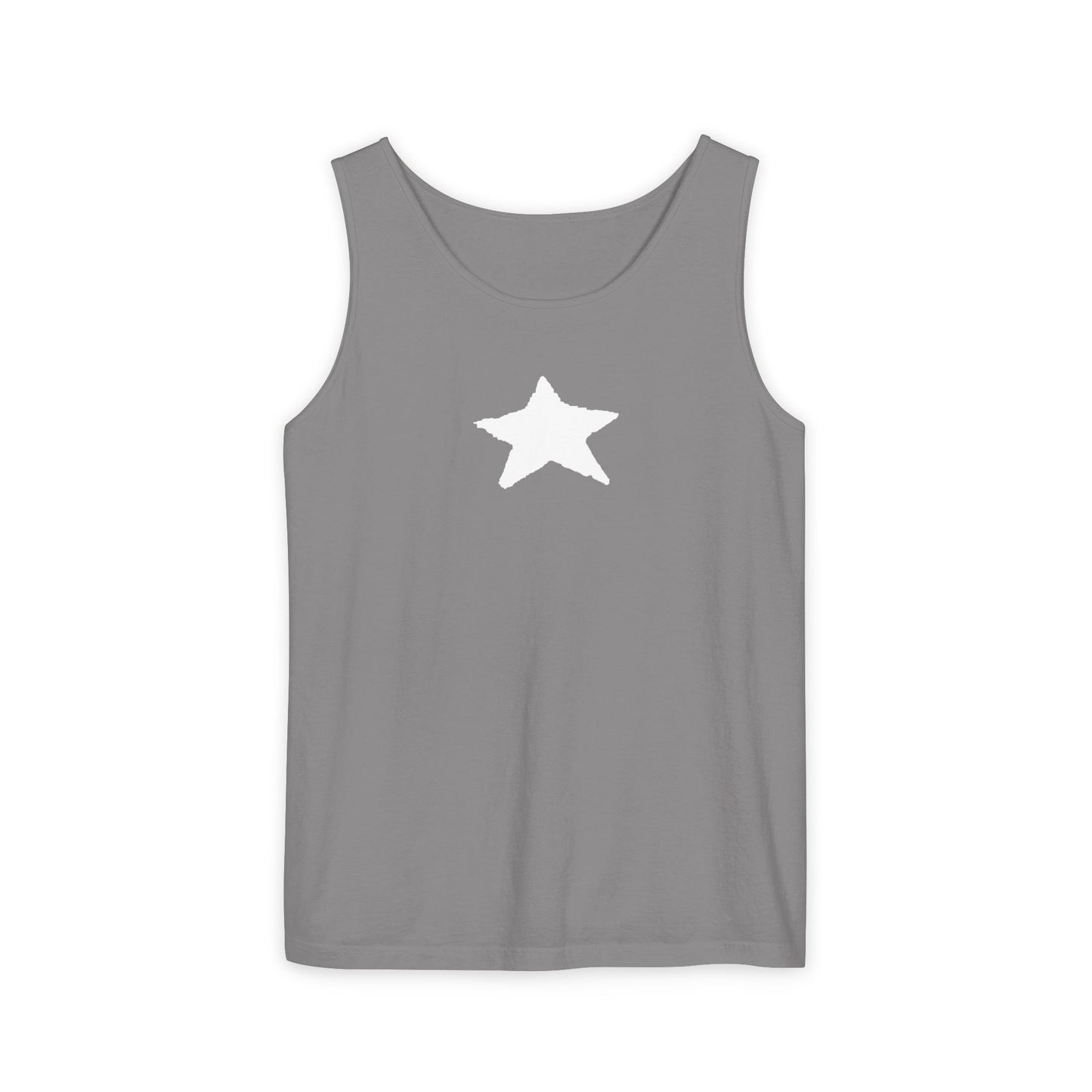 Star Unisex Garment-Dyed Tank Top — 100% Ring-Spun US Cotton