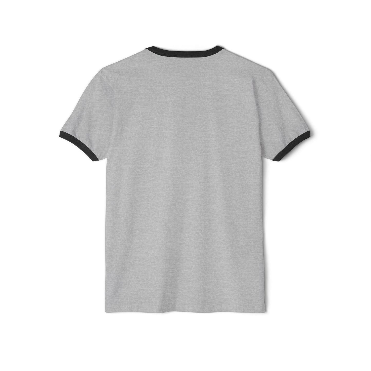 Star Unisex Cotton Ringer T-Shirt — 100% Ring-Spun Cotton, Contrast Rib