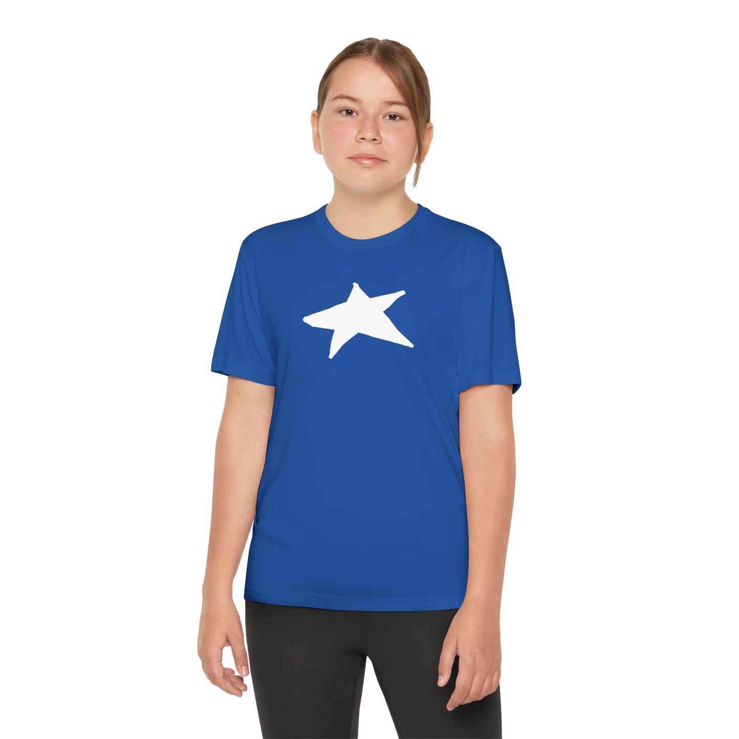 Star Youth Competitor Tee - Lightweight Athletic T-Shirt for Active Kids