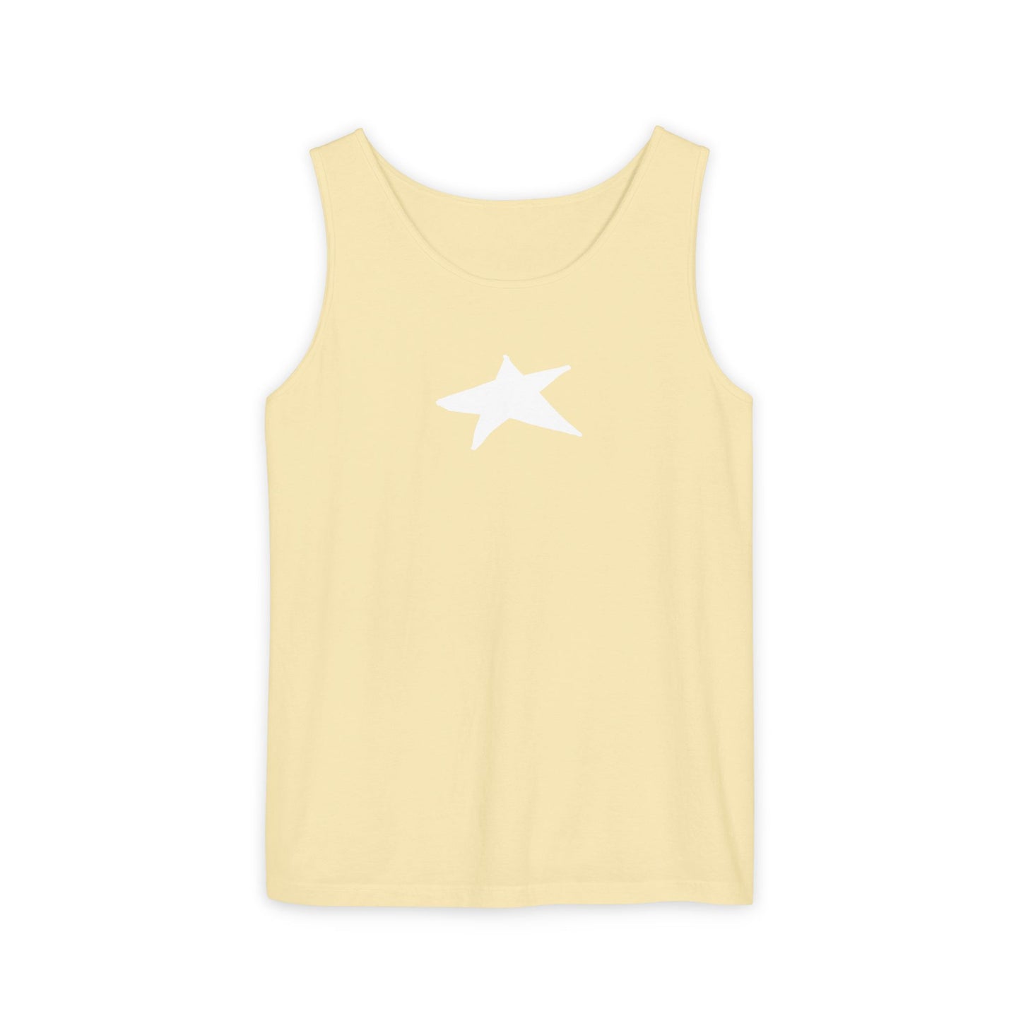 Unisex Star Garment-Dyed Tank Top — 100% Ring-Spun US Cotton