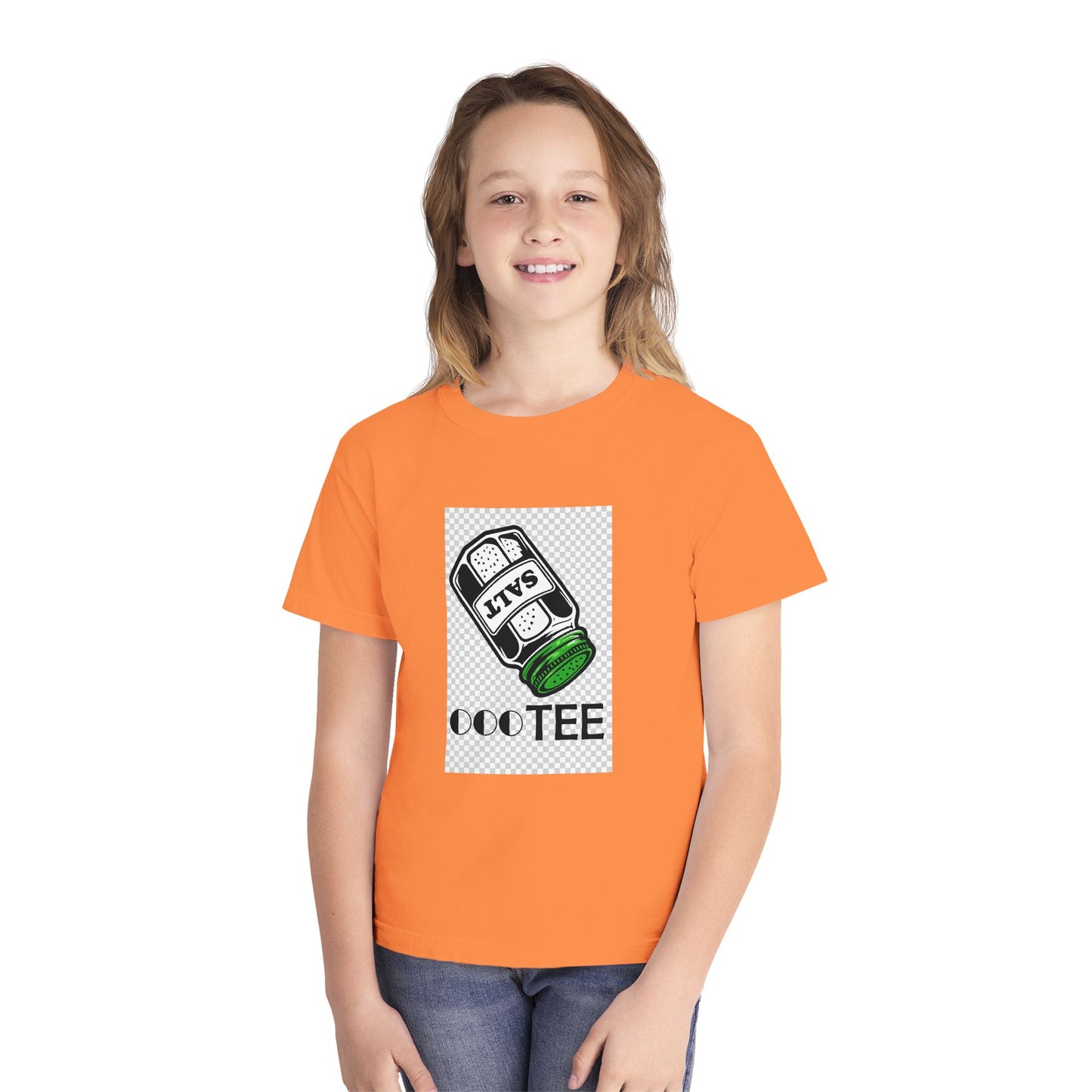 Salty Tee — Kids Garment-Dyed Coastal Tee (100% Combed Cotton)