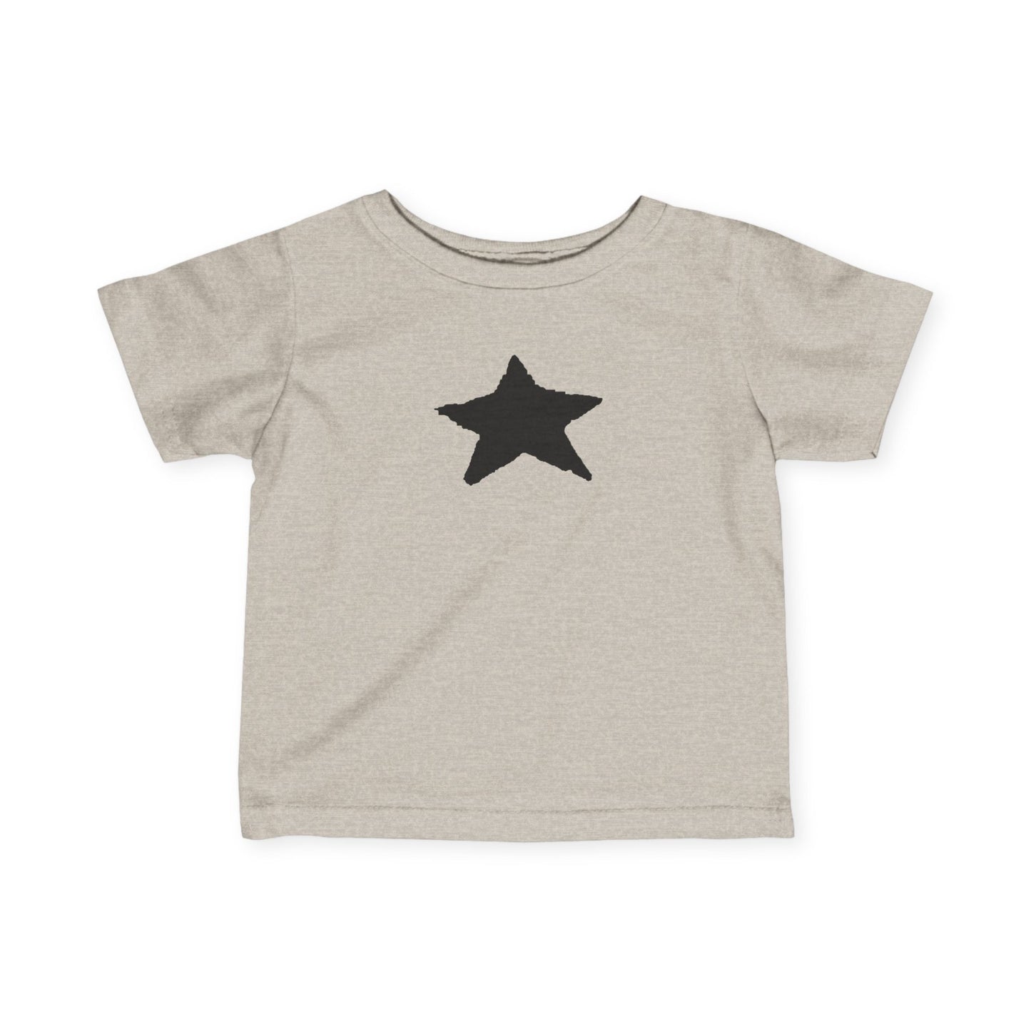 Cute Star Infant Fine Jersey Tee - Soft Cotton Baby T-Shirt