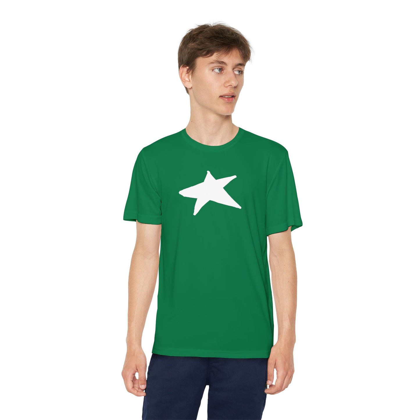Star Youth Competitor Tee - Lightweight Athletic T-Shirt for Active Kids