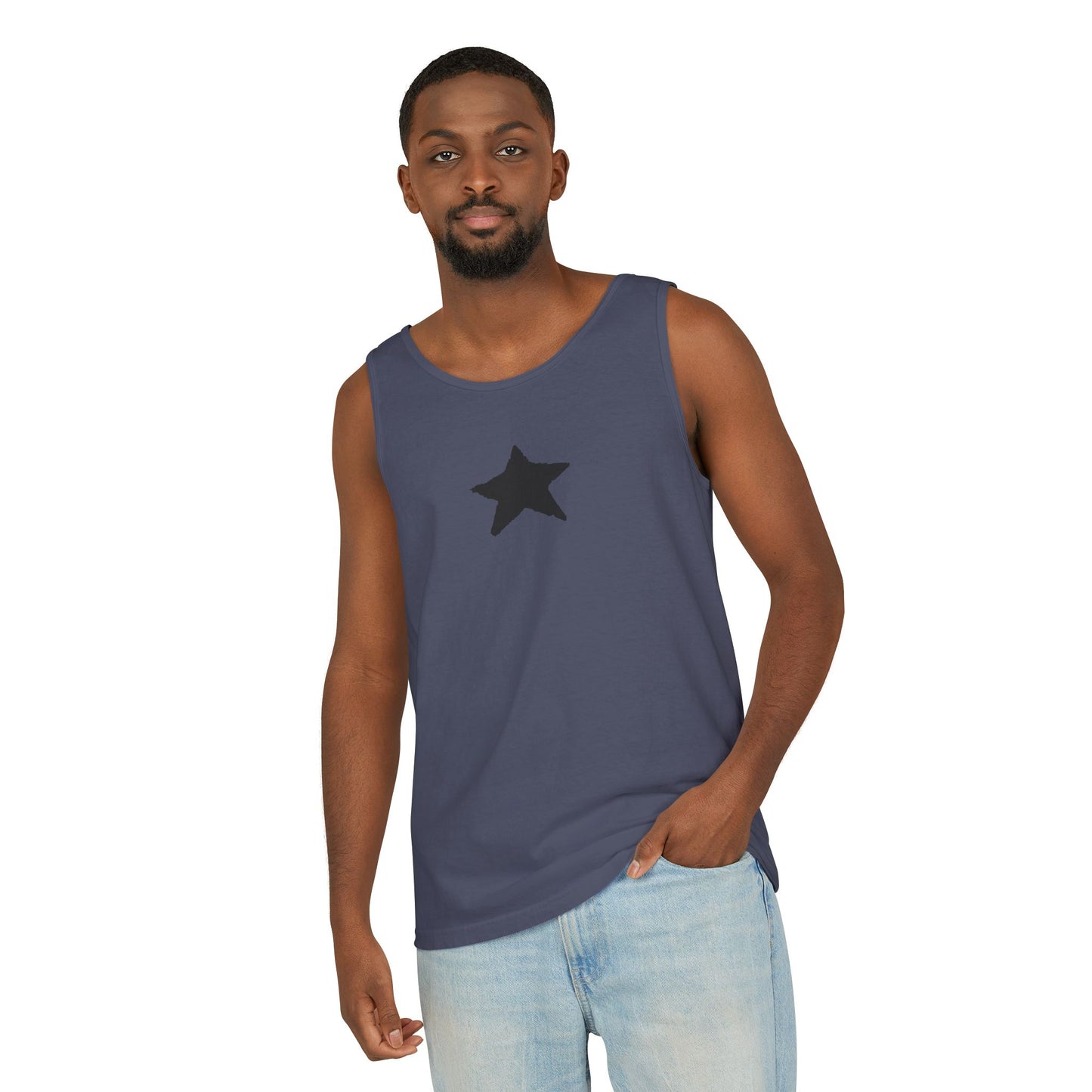 Star Unisex Garment-Dyed Tank Top