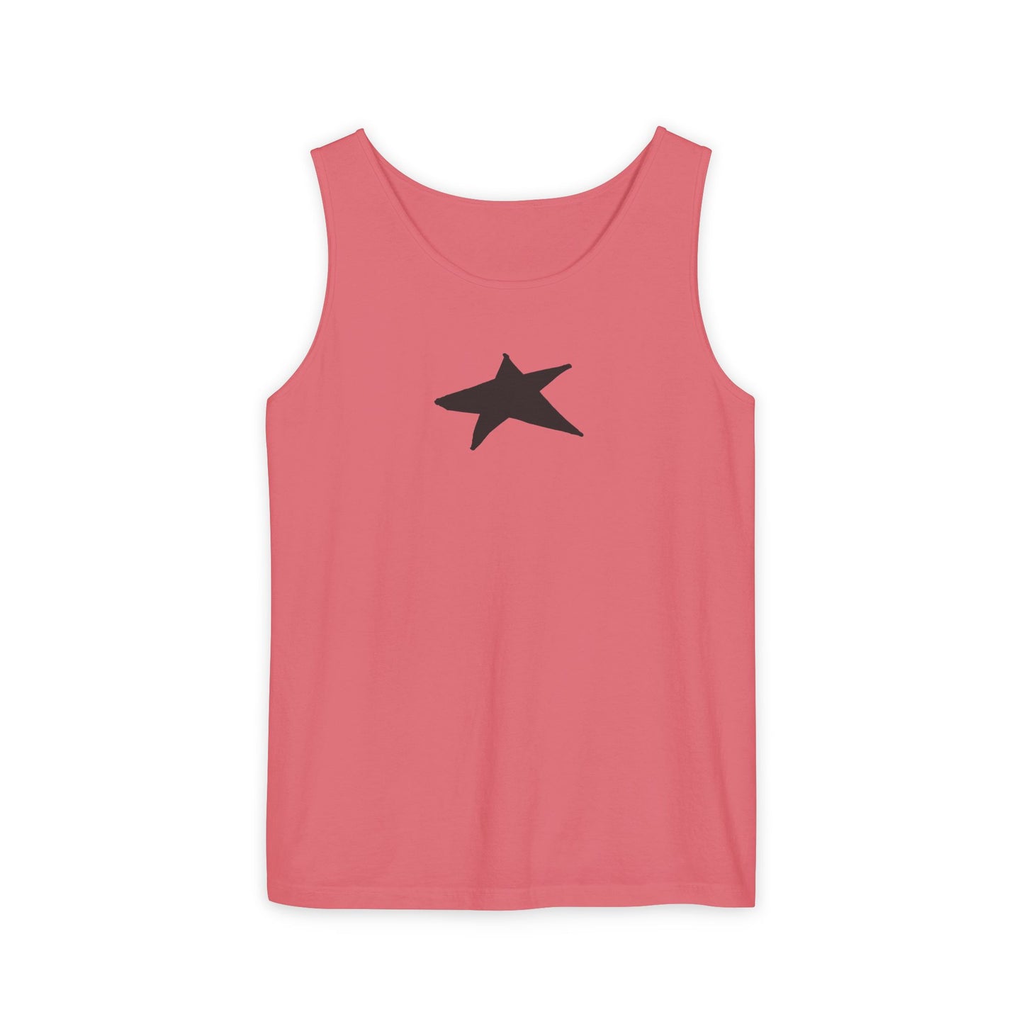 Unisex Star Garment-Dyed Tank Top — 100% Ring-Spun US Cotton