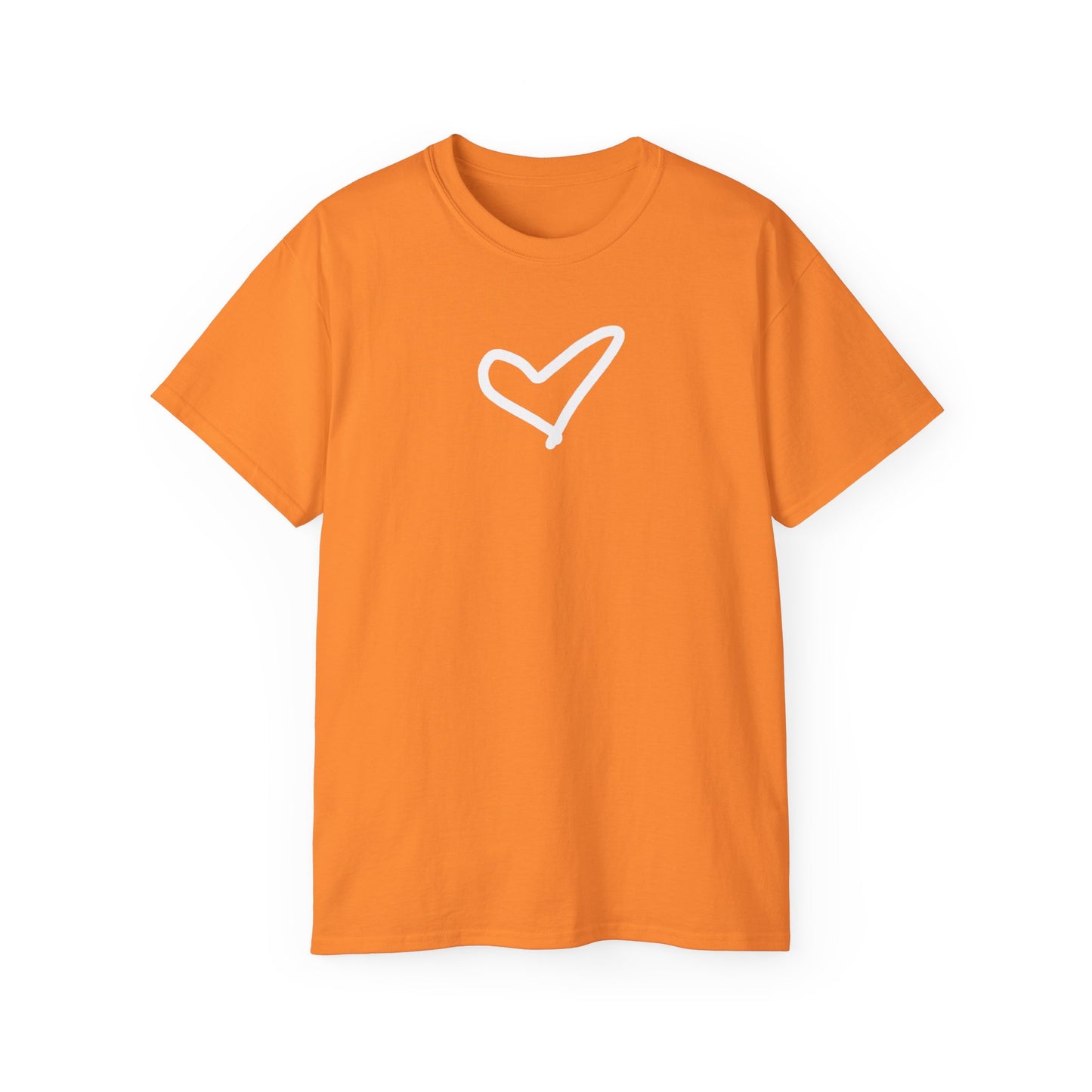 Heart Unisex Softstyle T-Shirt — 100% Ring-Spun Cotton