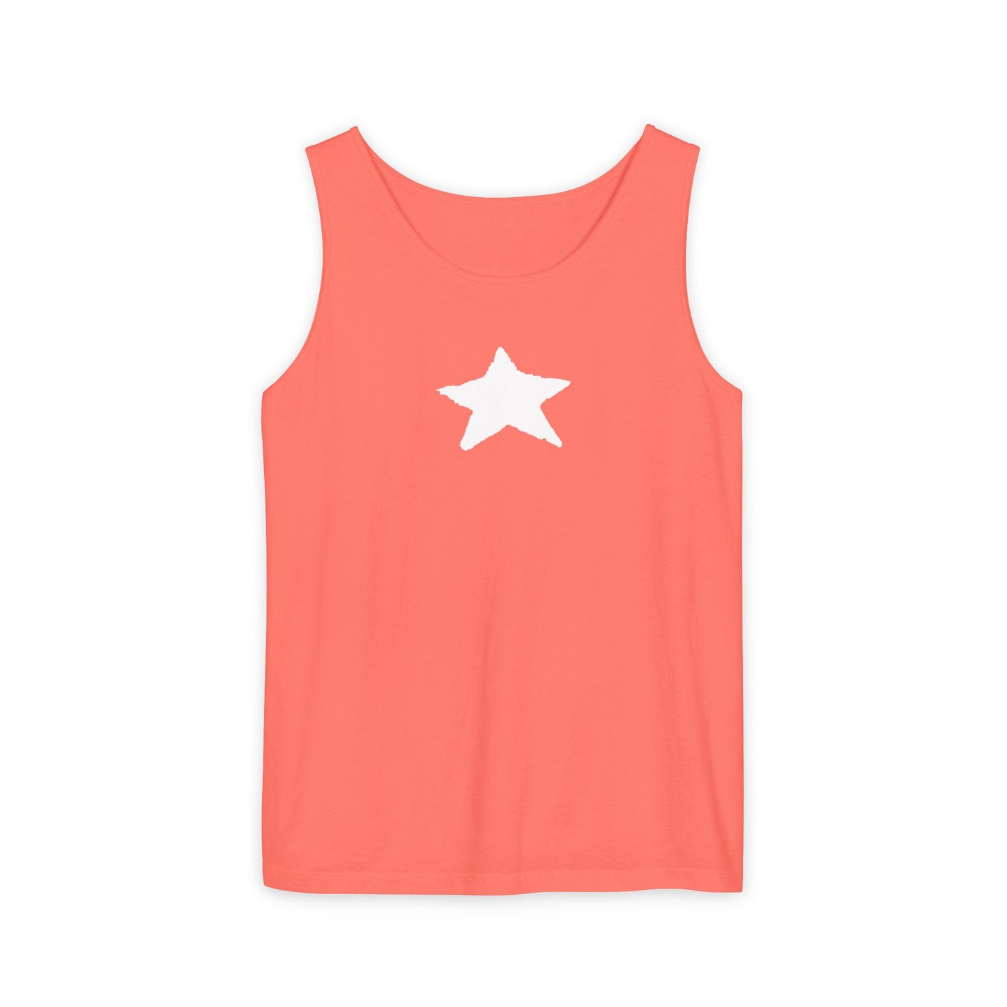 Star Unisex Garment-Dyed Tank Top — 100% Ring-Spun US Cotton