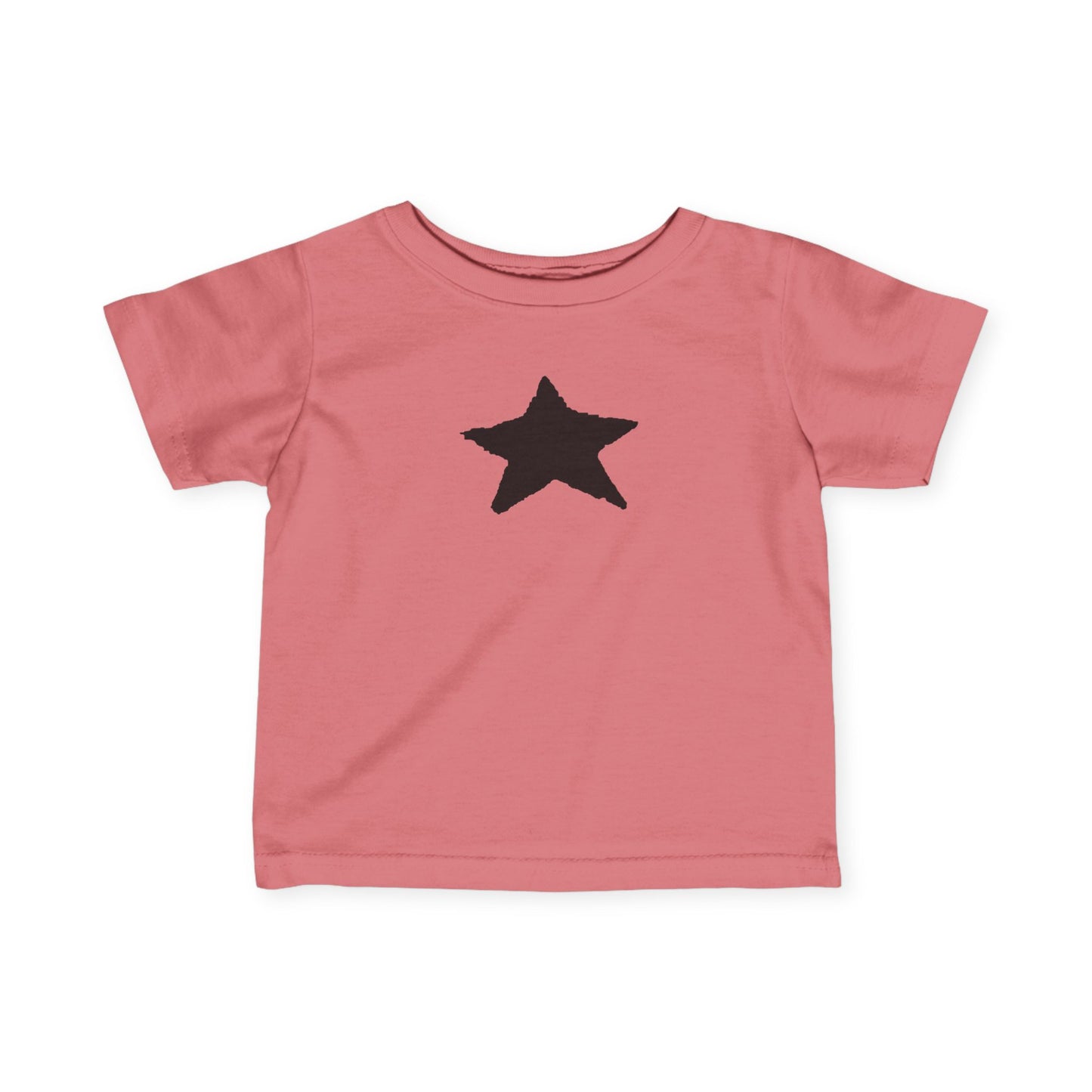 Cute Star Infant Fine Jersey Tee - Soft Cotton Baby T-Shirt