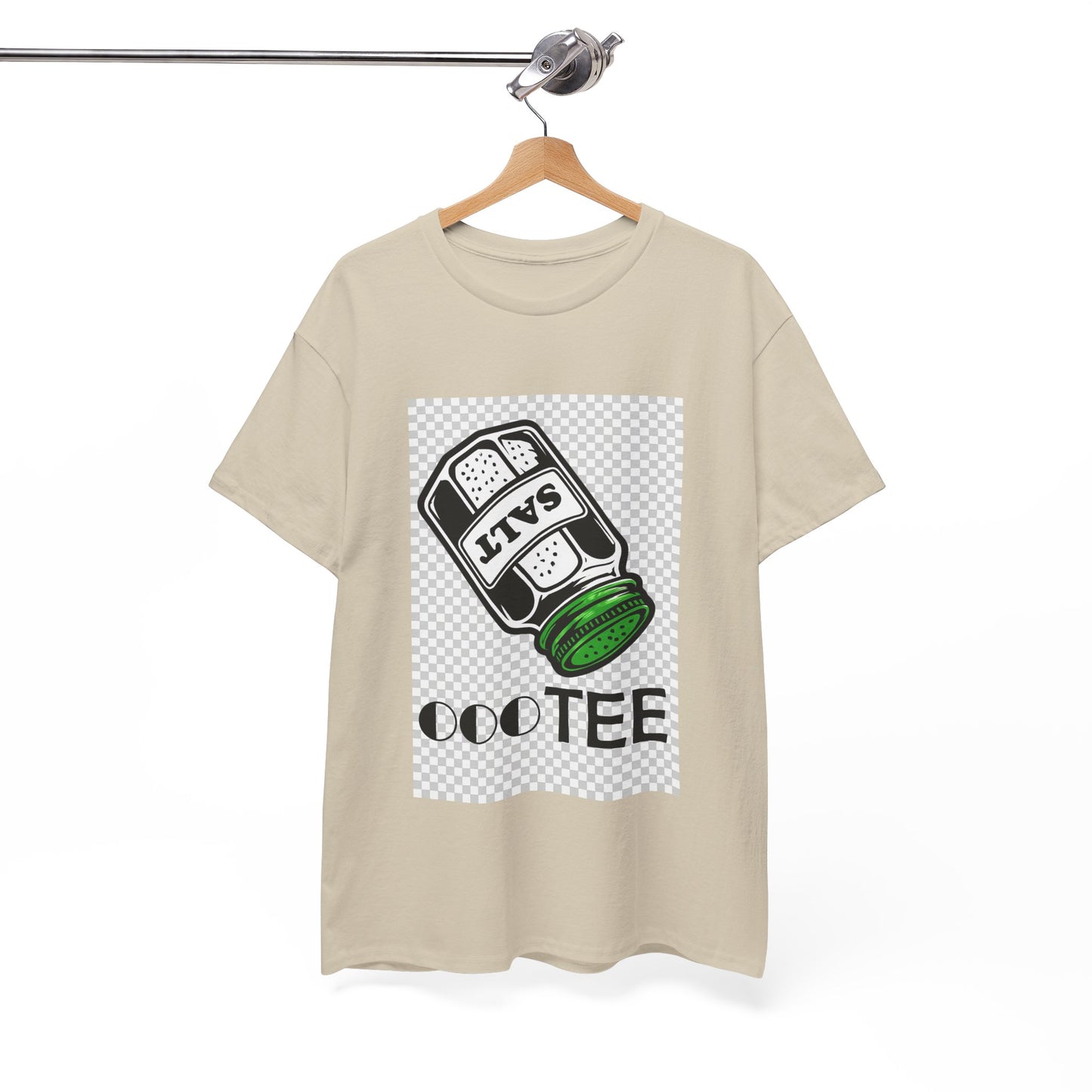 Salt TEE Shirt — Unisex Heavy Cotton Tee, Smooth Print Surface