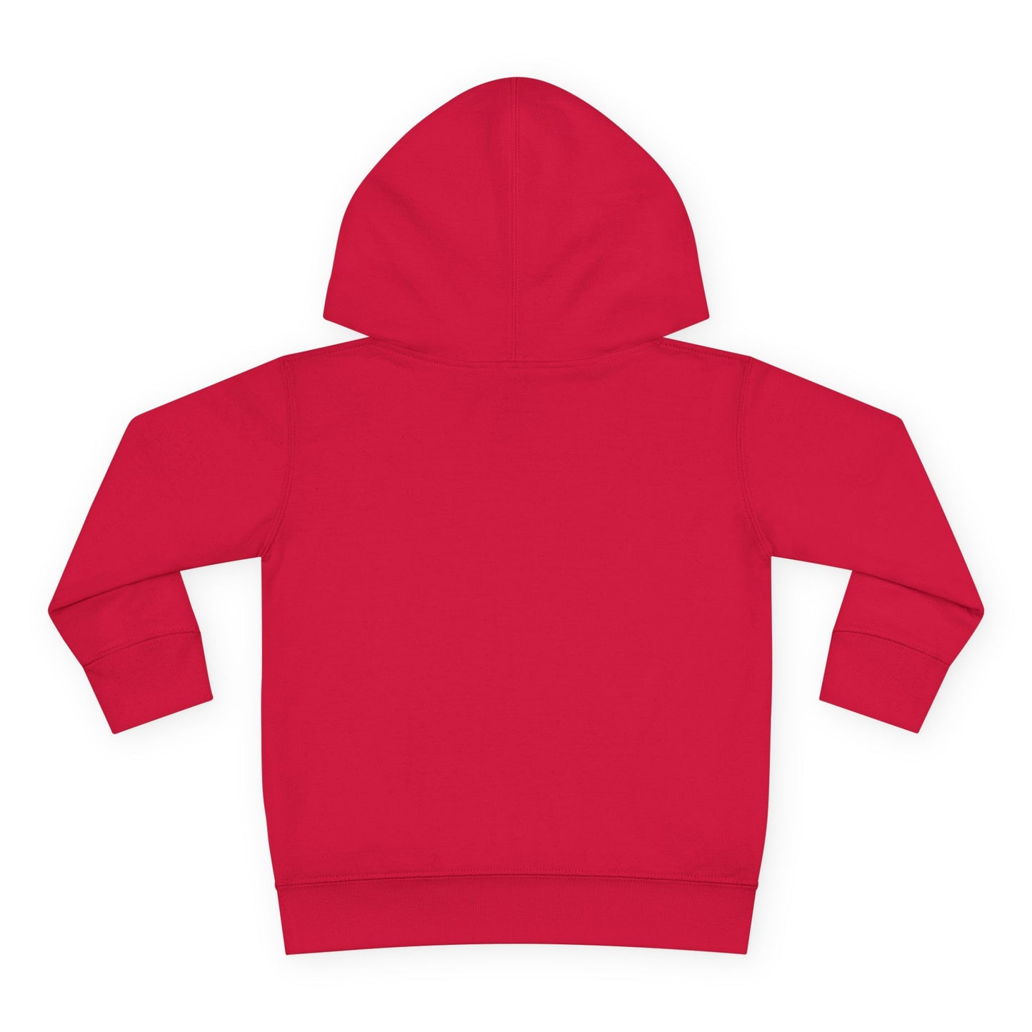 Bright Orange Toddler Fleece Hoodie with Star Design
