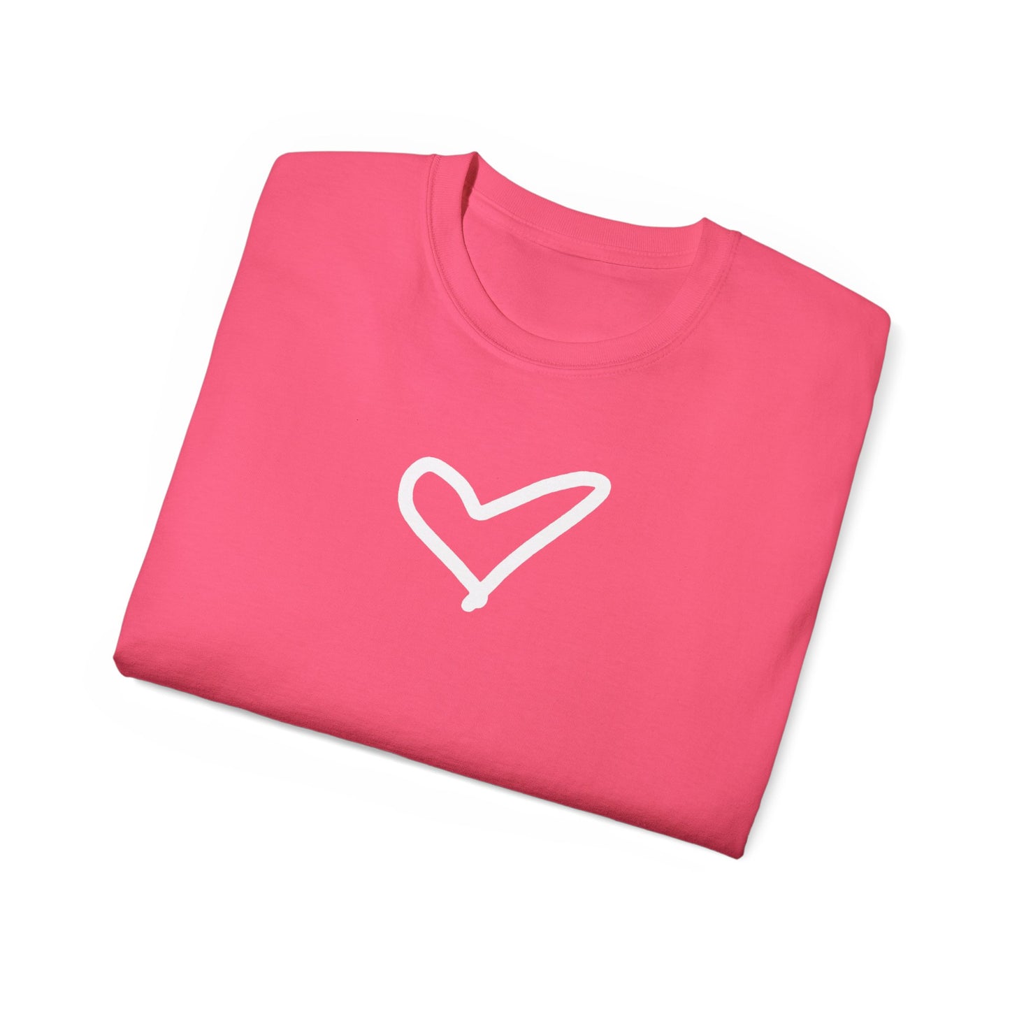 Heart Unisex Softstyle T-Shirt — 100% Ring-Spun Cotton