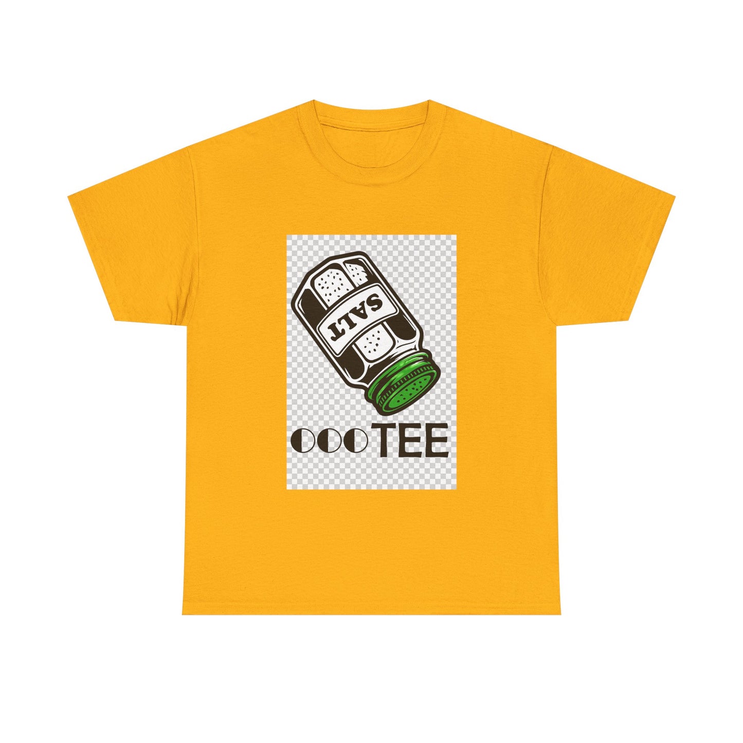 Salt TEE Shirt — Unisex Heavy Cotton Tee, Smooth Print Surface