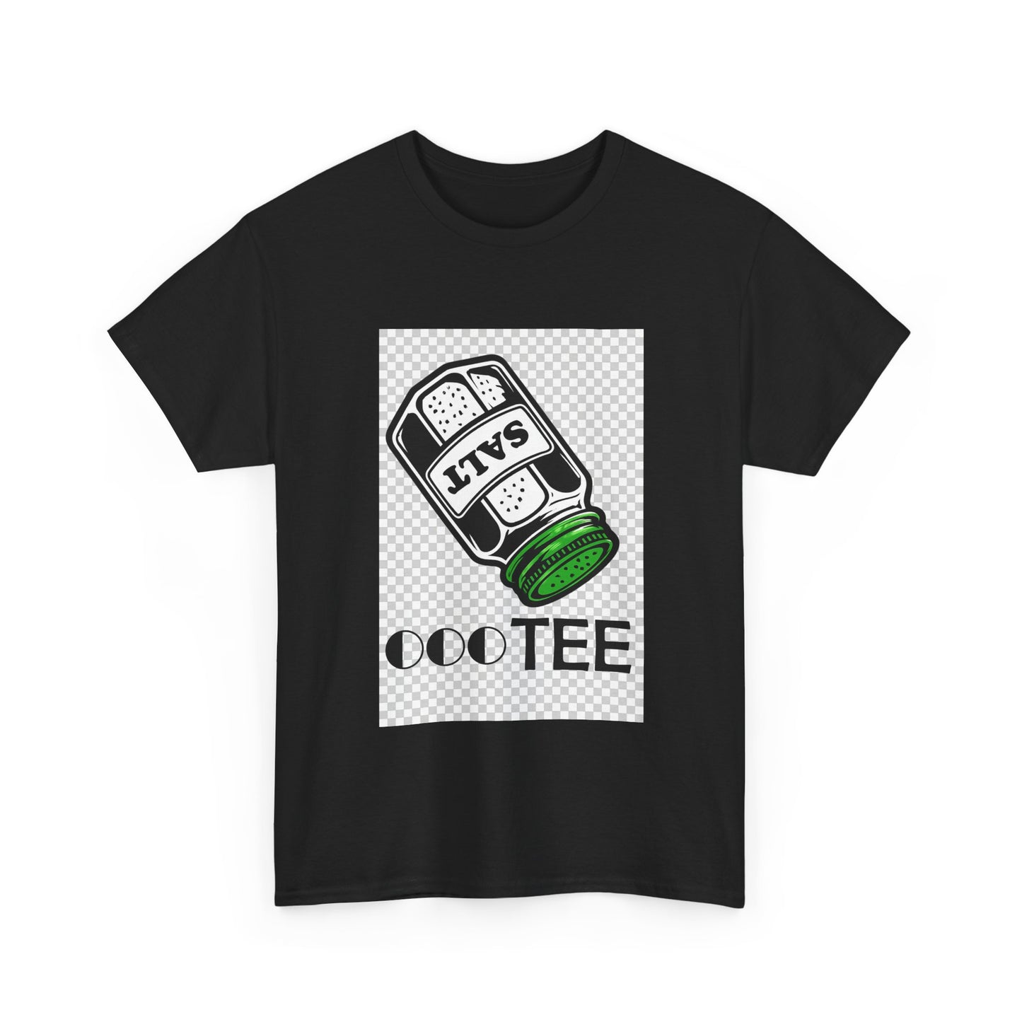 Salt TEE Shirt — Unisex Heavy Cotton Tee, Smooth Print Surface