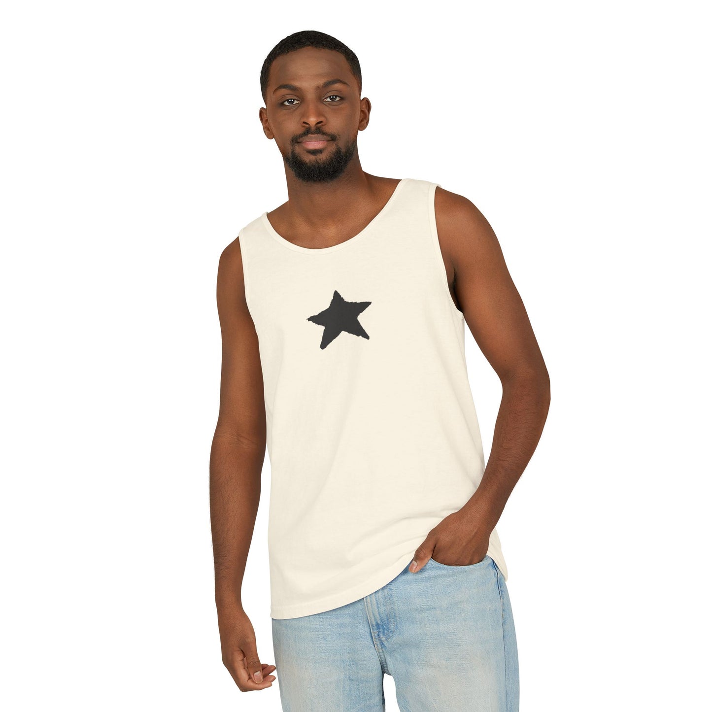 Star Unisex Garment-Dyed Tank Top