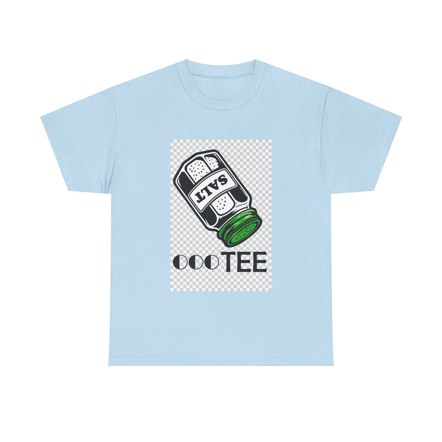 Salt TEE Shirt — Unisex Heavy Cotton Tee, Smooth Print Surface