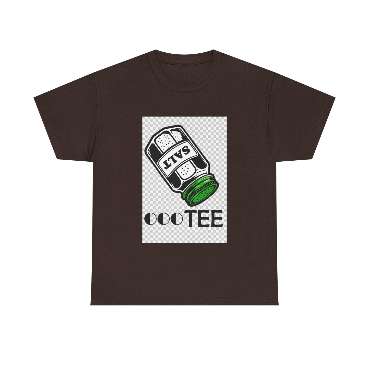 Salt TEE Shirt — Unisex Heavy Cotton Tee, Smooth Print Surface