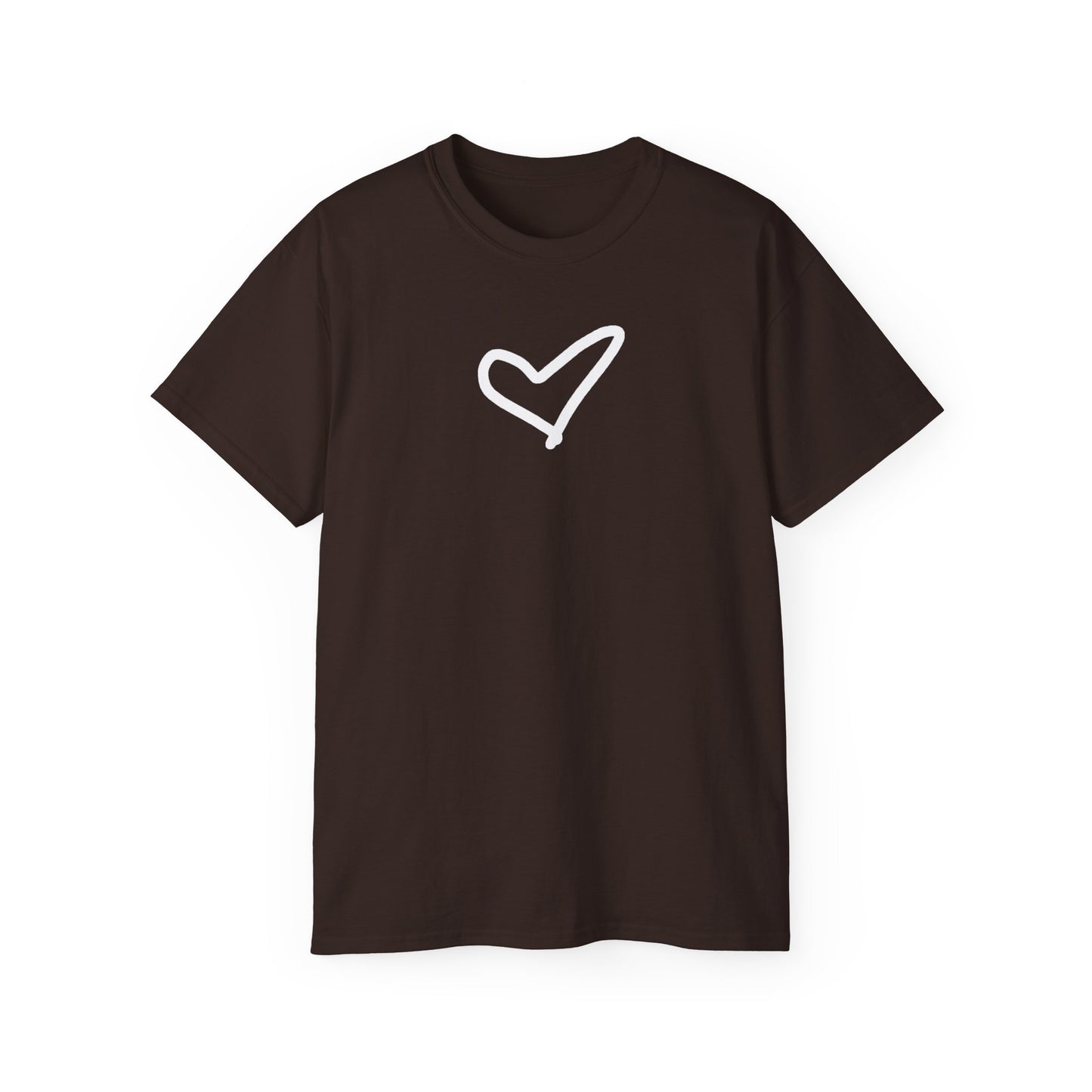 Heart Unisex Softstyle T-Shirt — 100% Ring-Spun Cotton