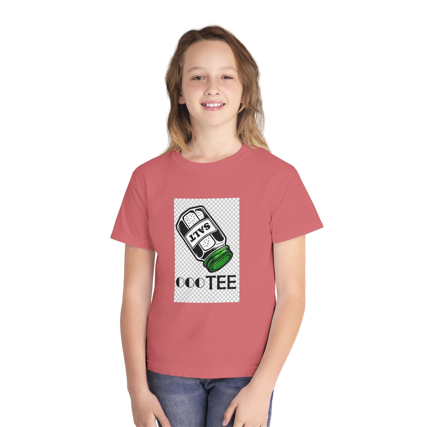 Salty Tee — Kids Garment-Dyed Coastal Tee (100% Combed Cotton)