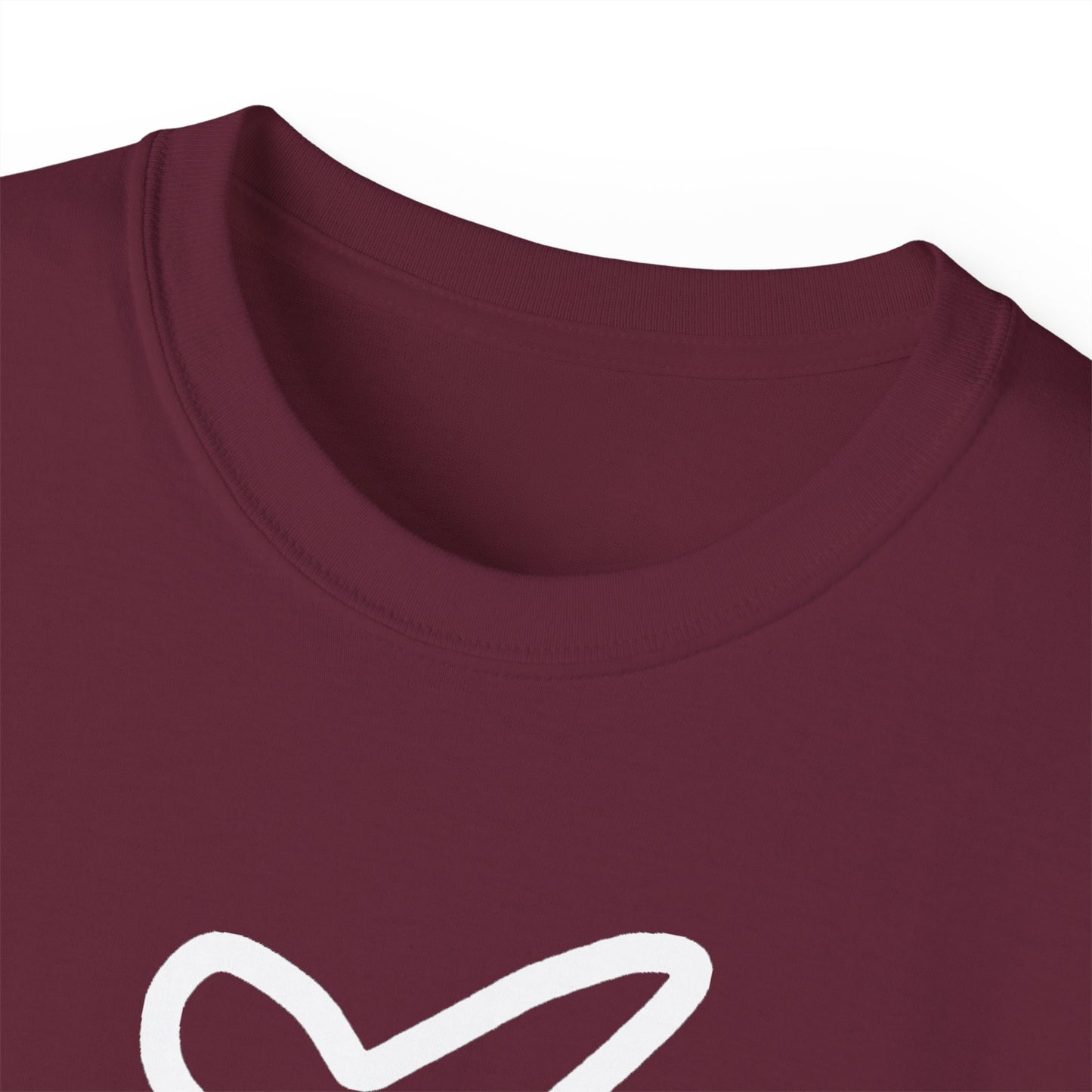 Heart Unisex Softstyle T-Shirt — 100% Ring-Spun Cotton