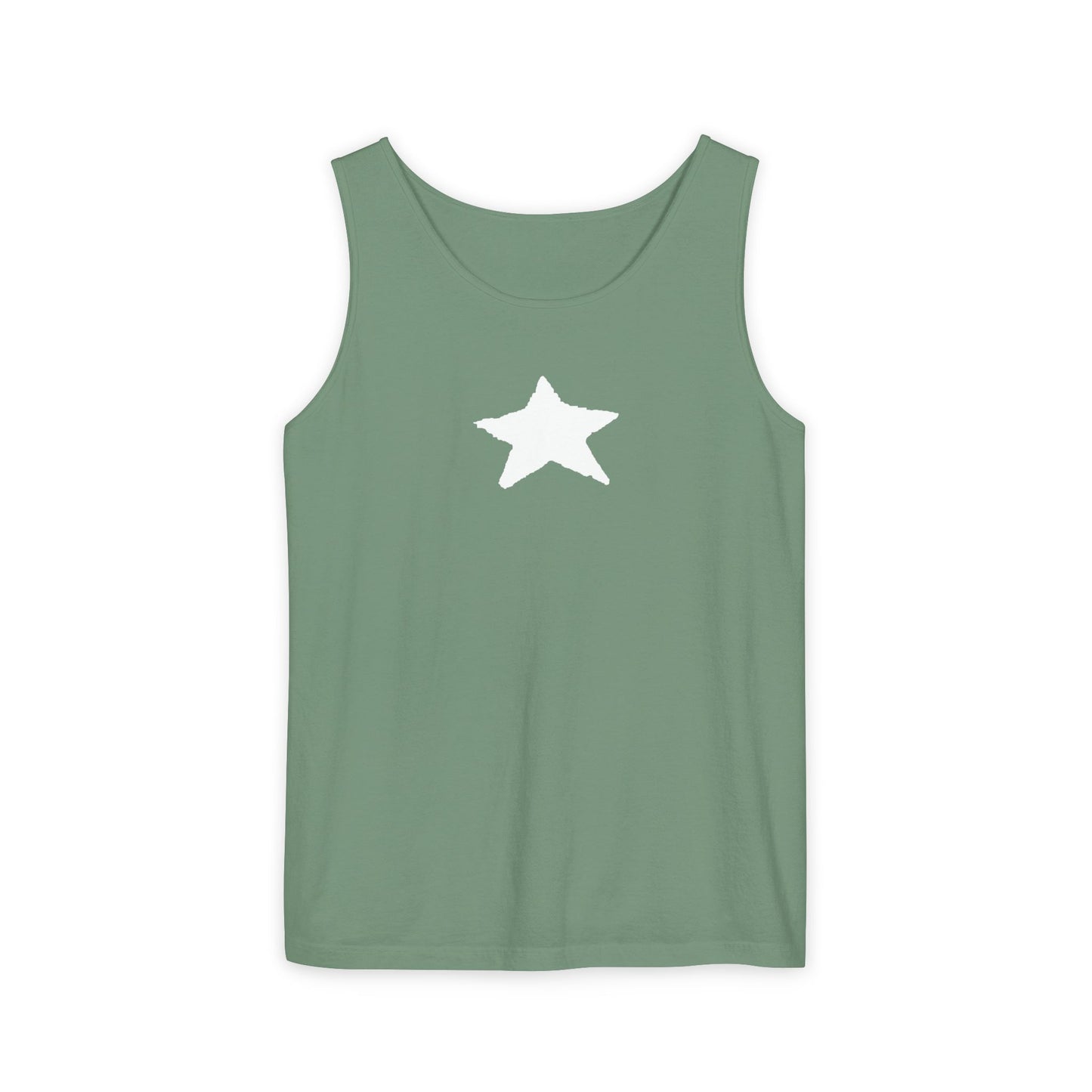 Star Unisex Garment-Dyed Tank Top — 100% Ring-Spun US Cotton