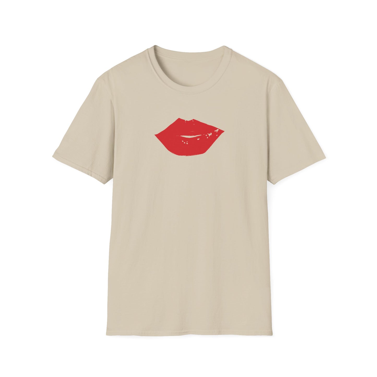 Kiss Mark Unisex Softstyle T-Shirt — 100% Ring-Spun Cotton