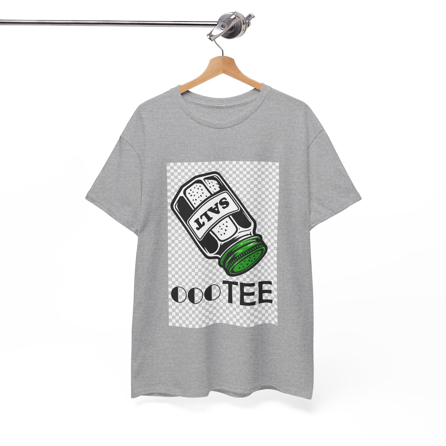 Salt TEE Shirt — Unisex Heavy Cotton Tee, Smooth Print Surface