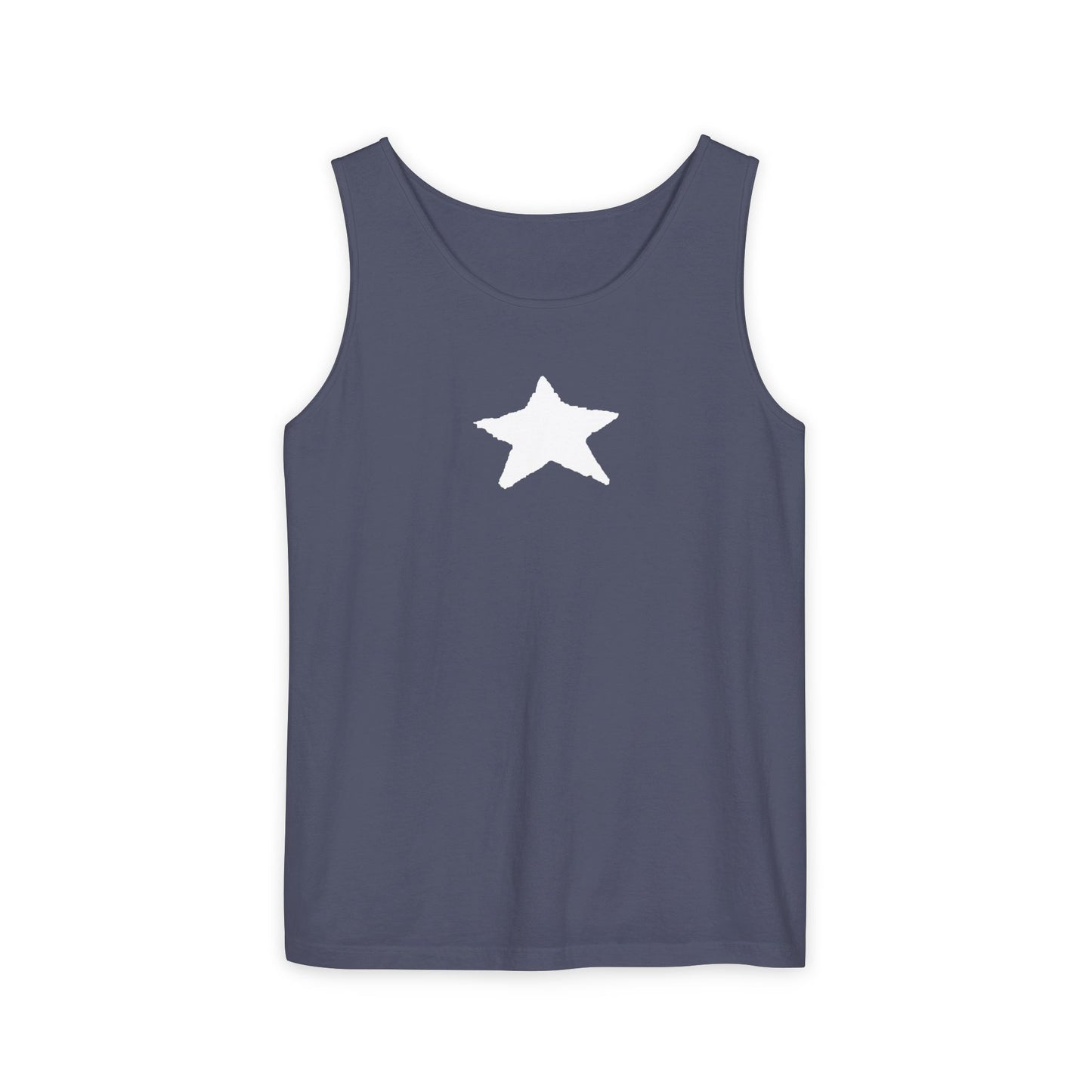Star Unisex Garment-Dyed Tank Top — 100% Ring-Spun US Cotton