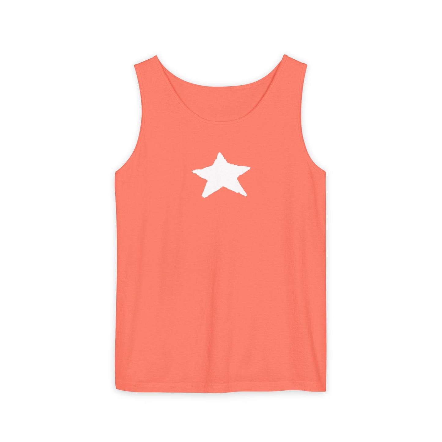 Star Unisex Garment-Dyed Tank Top — 100% Ring-Spun US Cotton