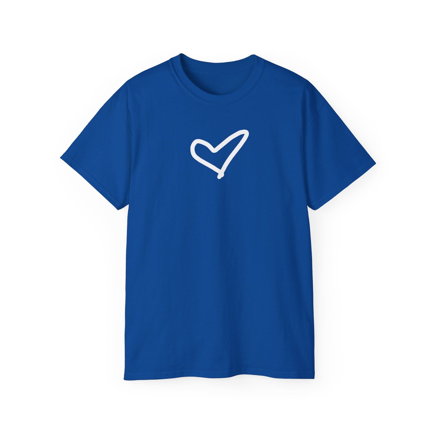 Heart Unisex Softstyle T-Shirt — 100% Ring-Spun Cotton