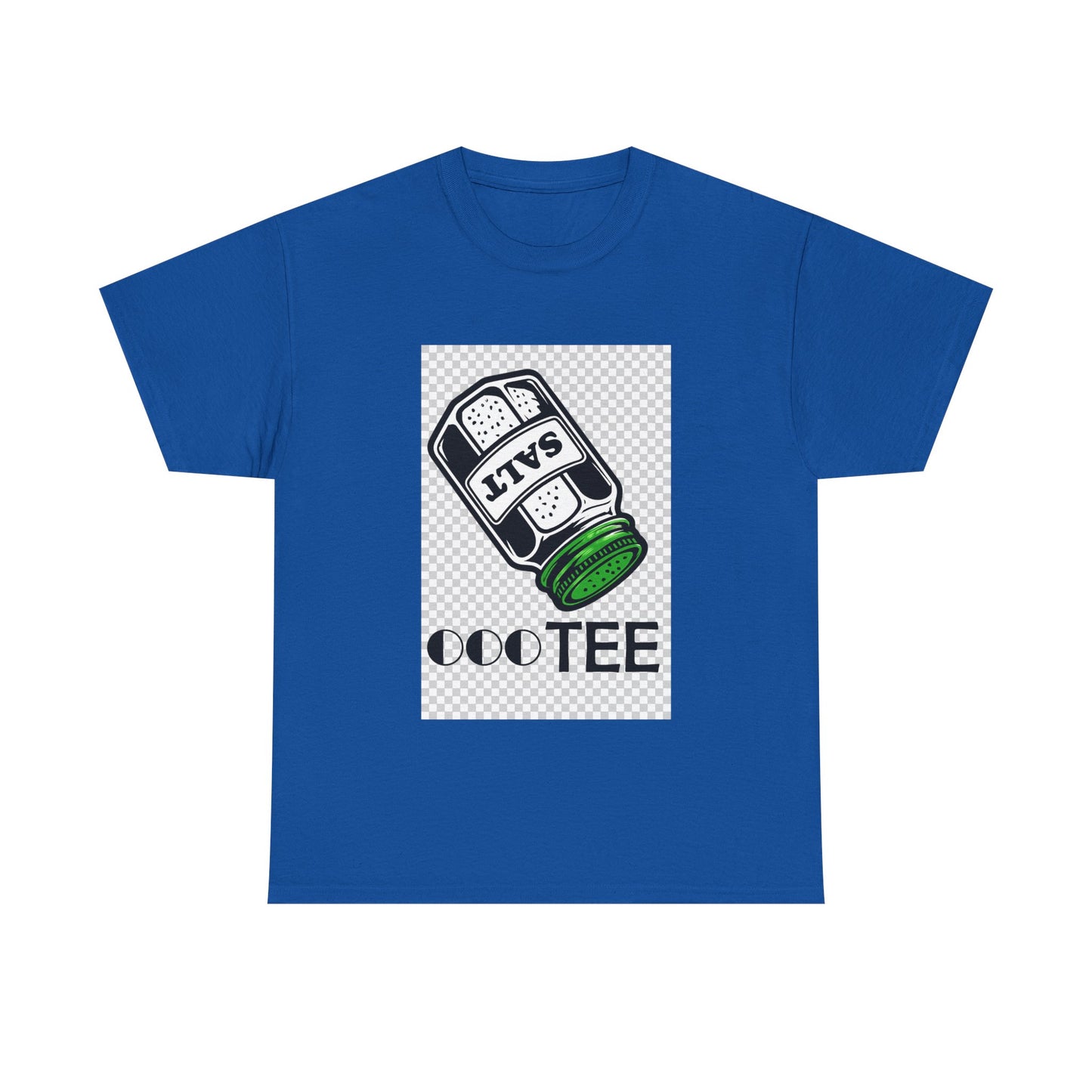Salt TEE Shirt — Unisex Heavy Cotton Tee, Smooth Print Surface