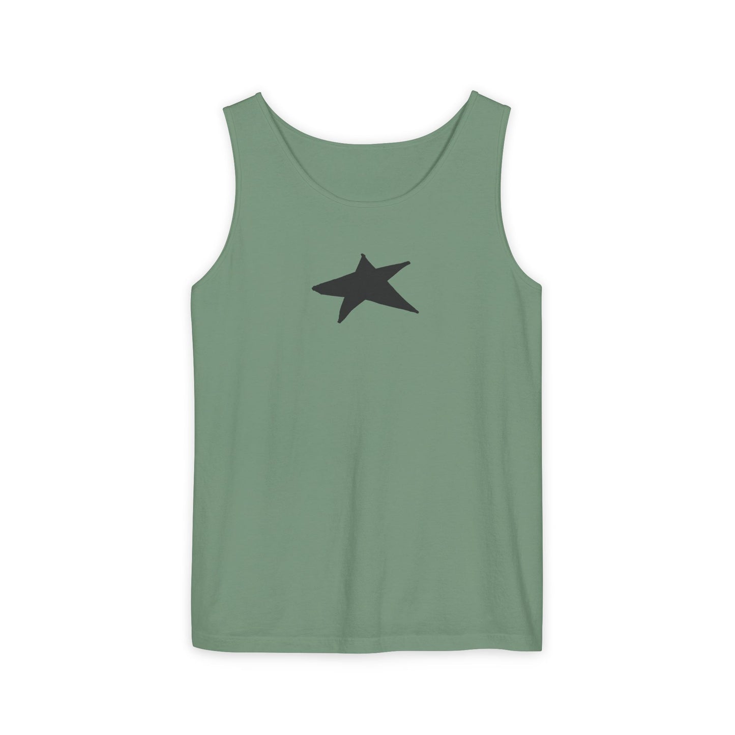 Unisex Star Garment-Dyed Tank Top — 100% Ring-Spun US Cotton